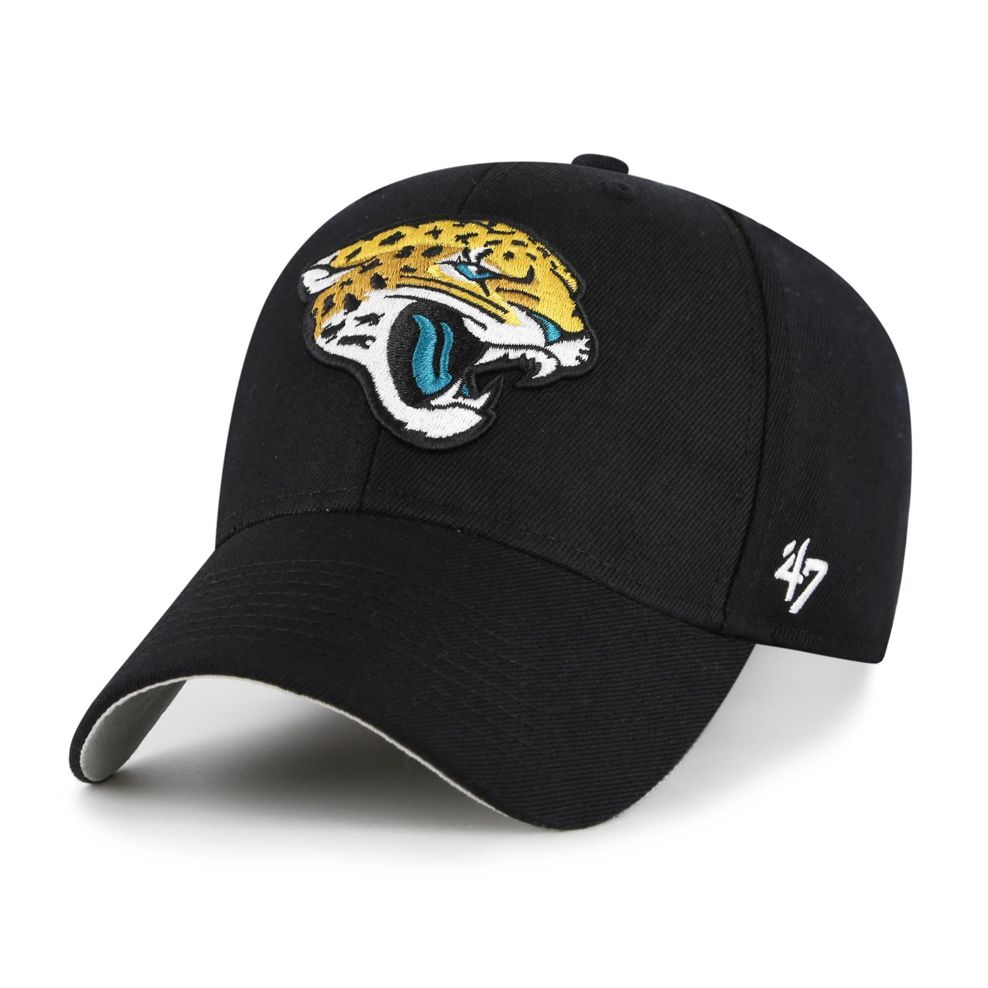 '47 Brand Baseball Cap '47 Brand NFL Cap Jacksonville Jaguars '47 MVP (Basecap, Basecap) Schirmunterseite Weiß