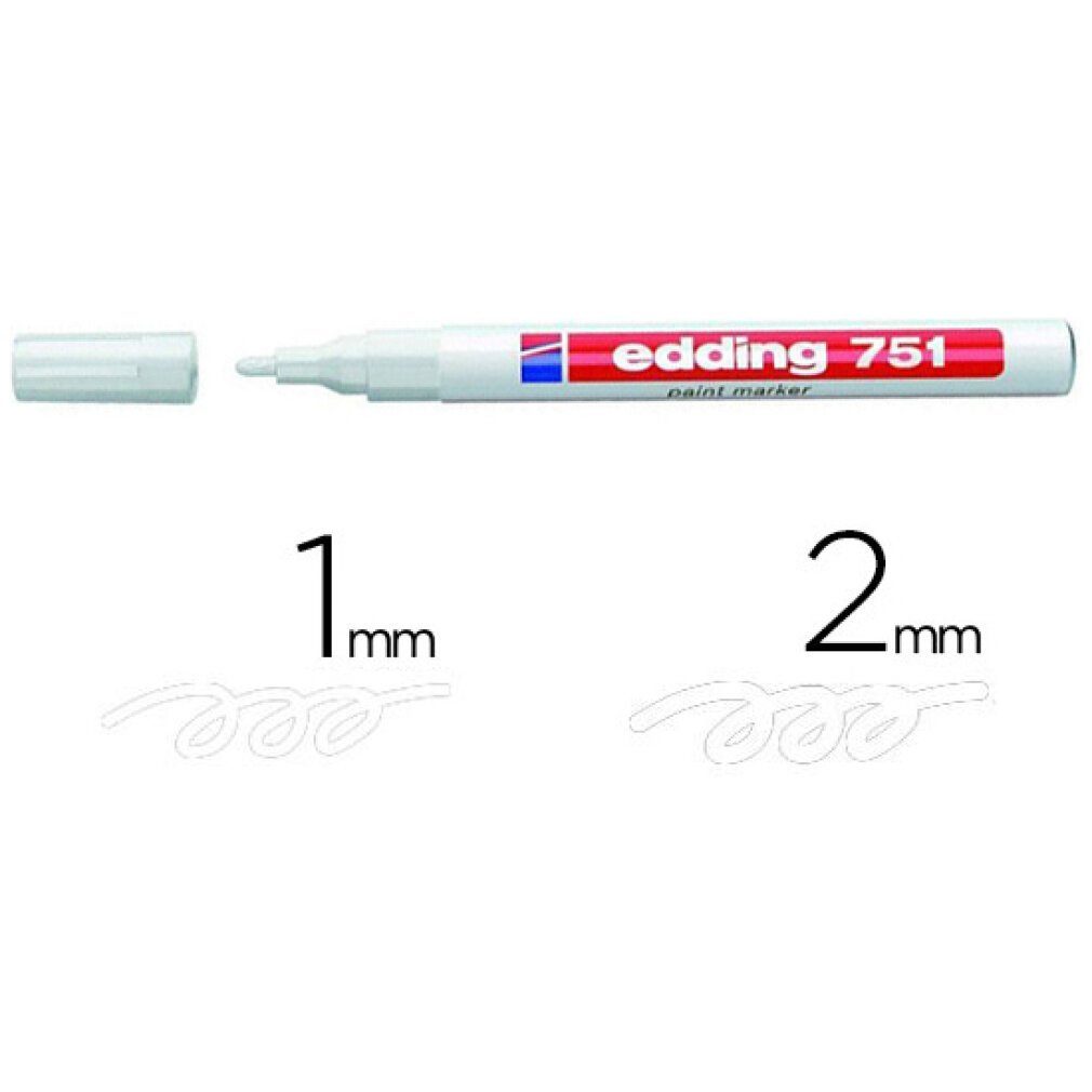 edding Marker 751 Paint Marker White (4751049)