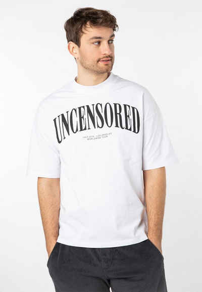 SUBLEVEL T-Shirt »Oversize T-Shirt mit Aufdruck«