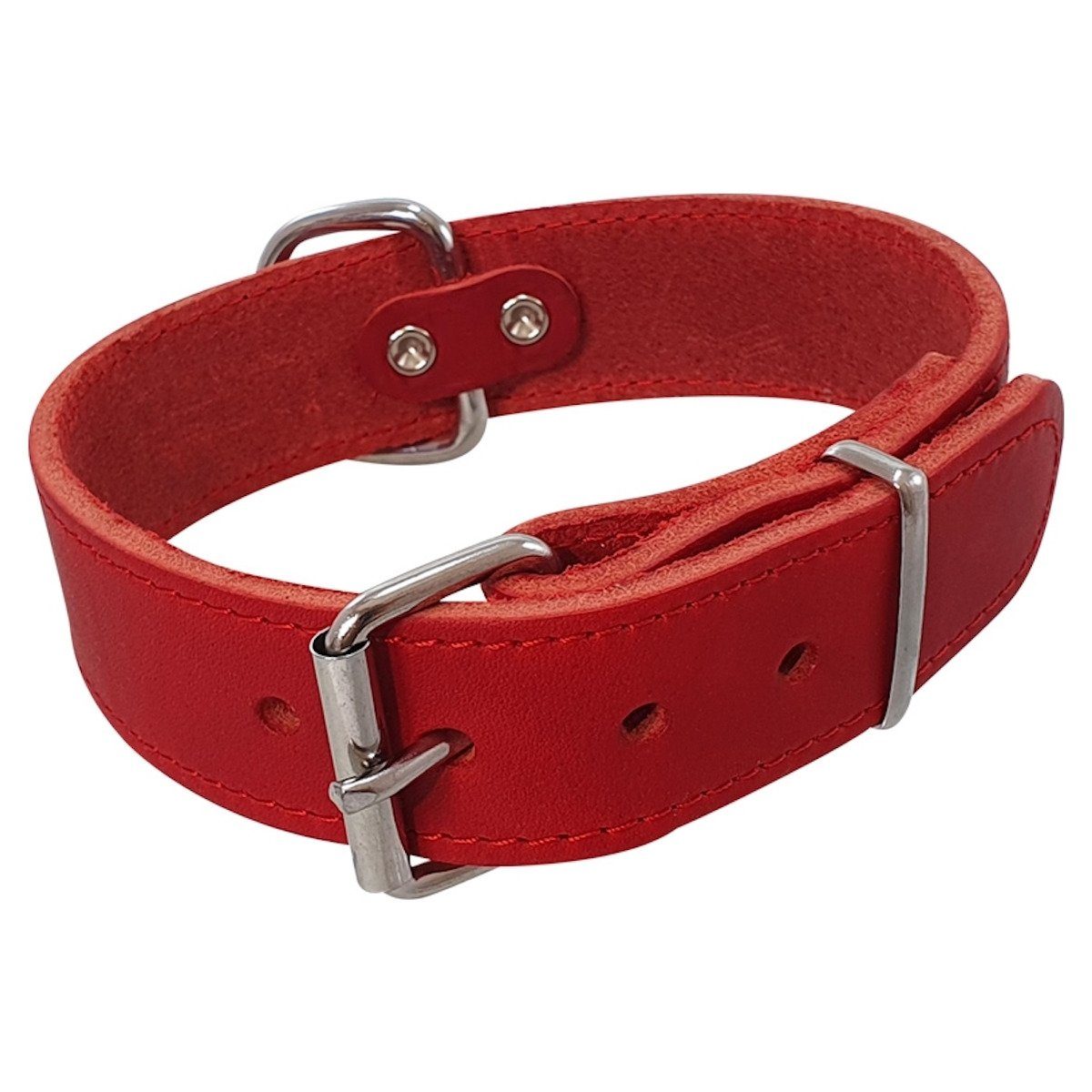 Hunde-Halsband Halsband extra Tabil rot