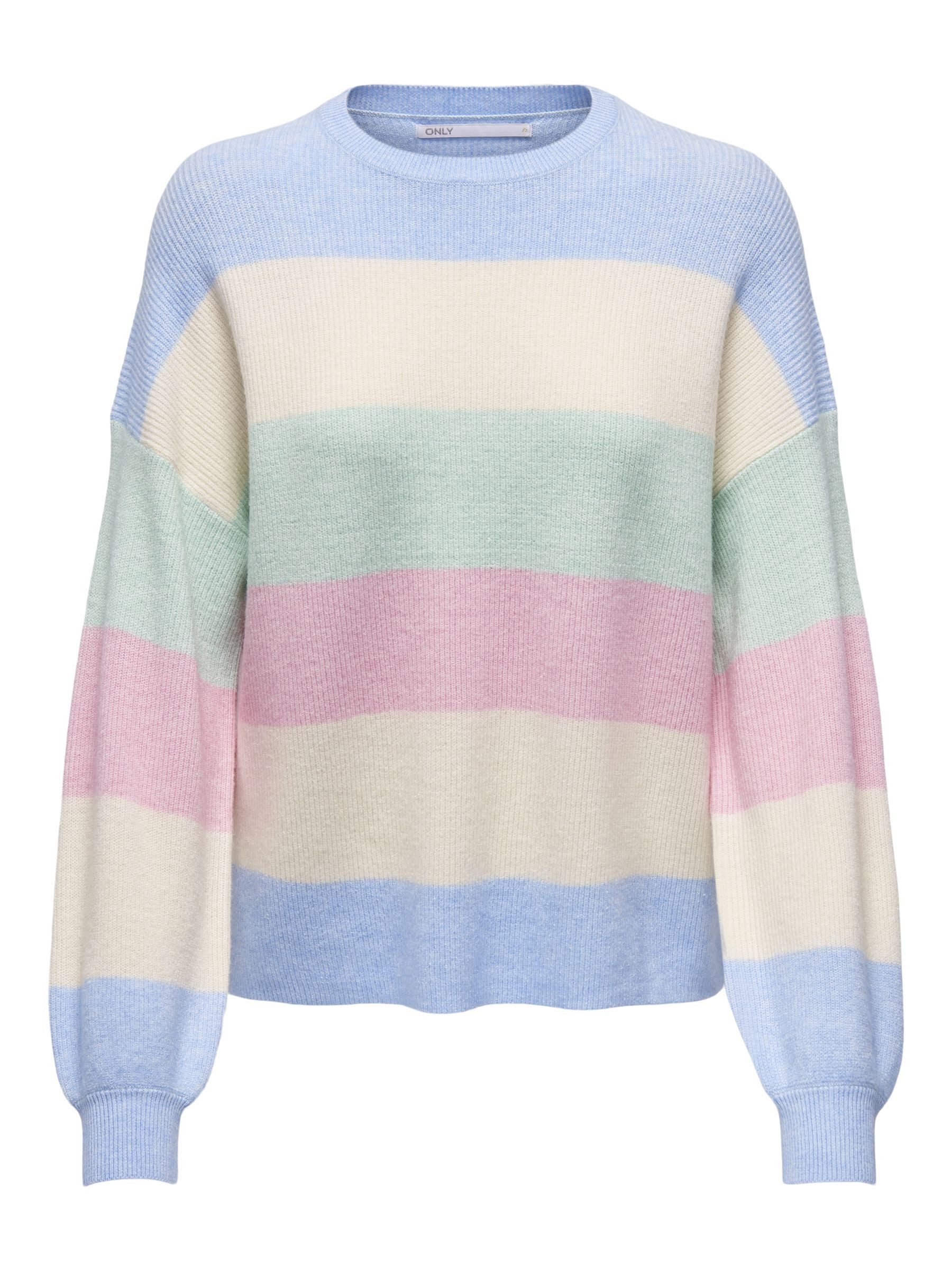 Strickpullover ONLATIA L/S STRIPE PULLOVER KNT NOOS