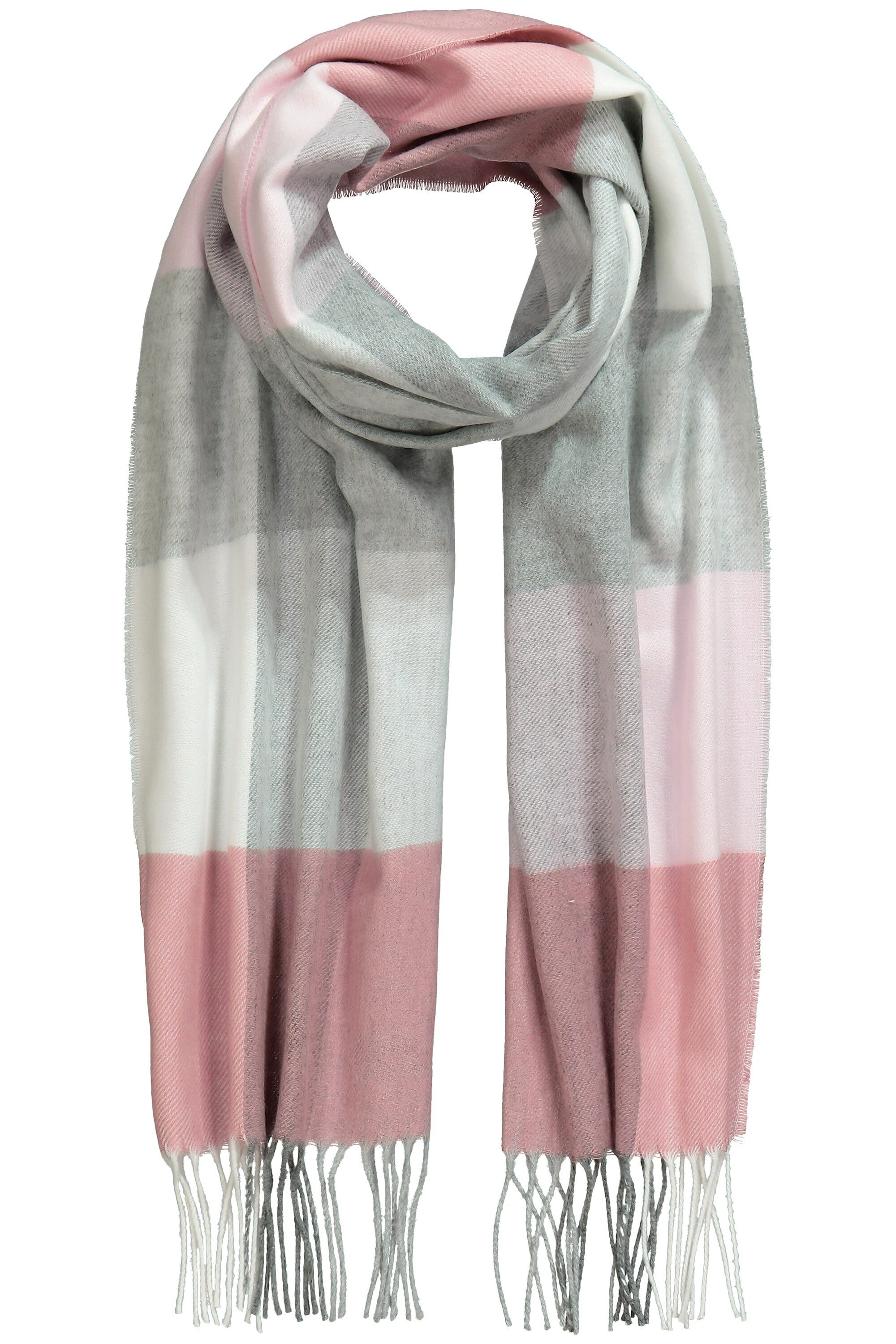 Ulla Popken Halstuch Schal Karomuster langes schmales Format