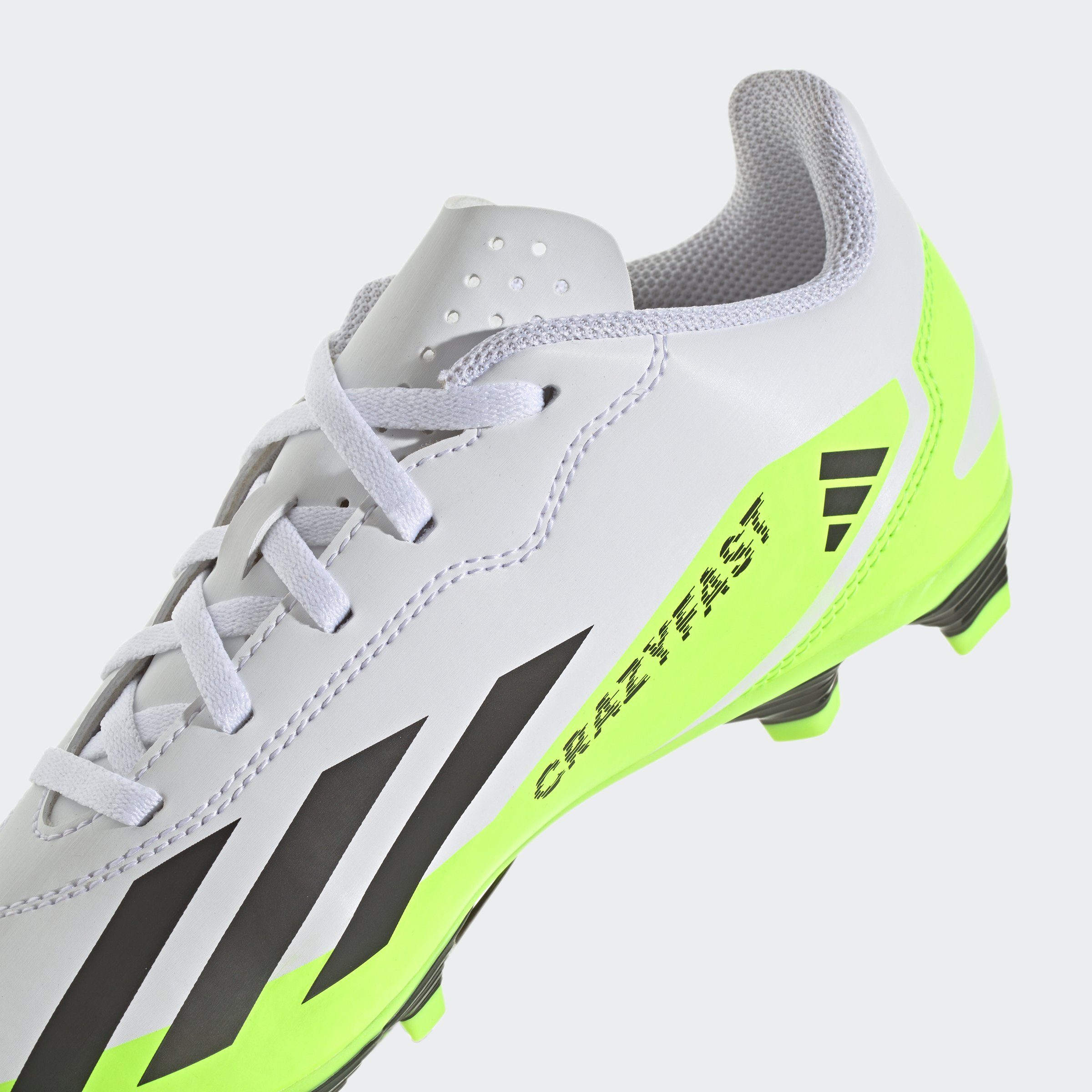X FXG Lemon J Black Performance adidas Fußballschuh / White Lucid / Core Cloud CRAZYFAST.4