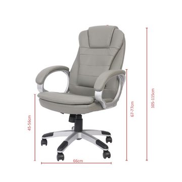 Mucola Schreibtischstuhl Chefsessel Bürostuhl 120 KG Drehstuhl Schreibtischstuhl Gaming Stuhl (Stück), Rückenlehne mit integrierter Kopfstütze