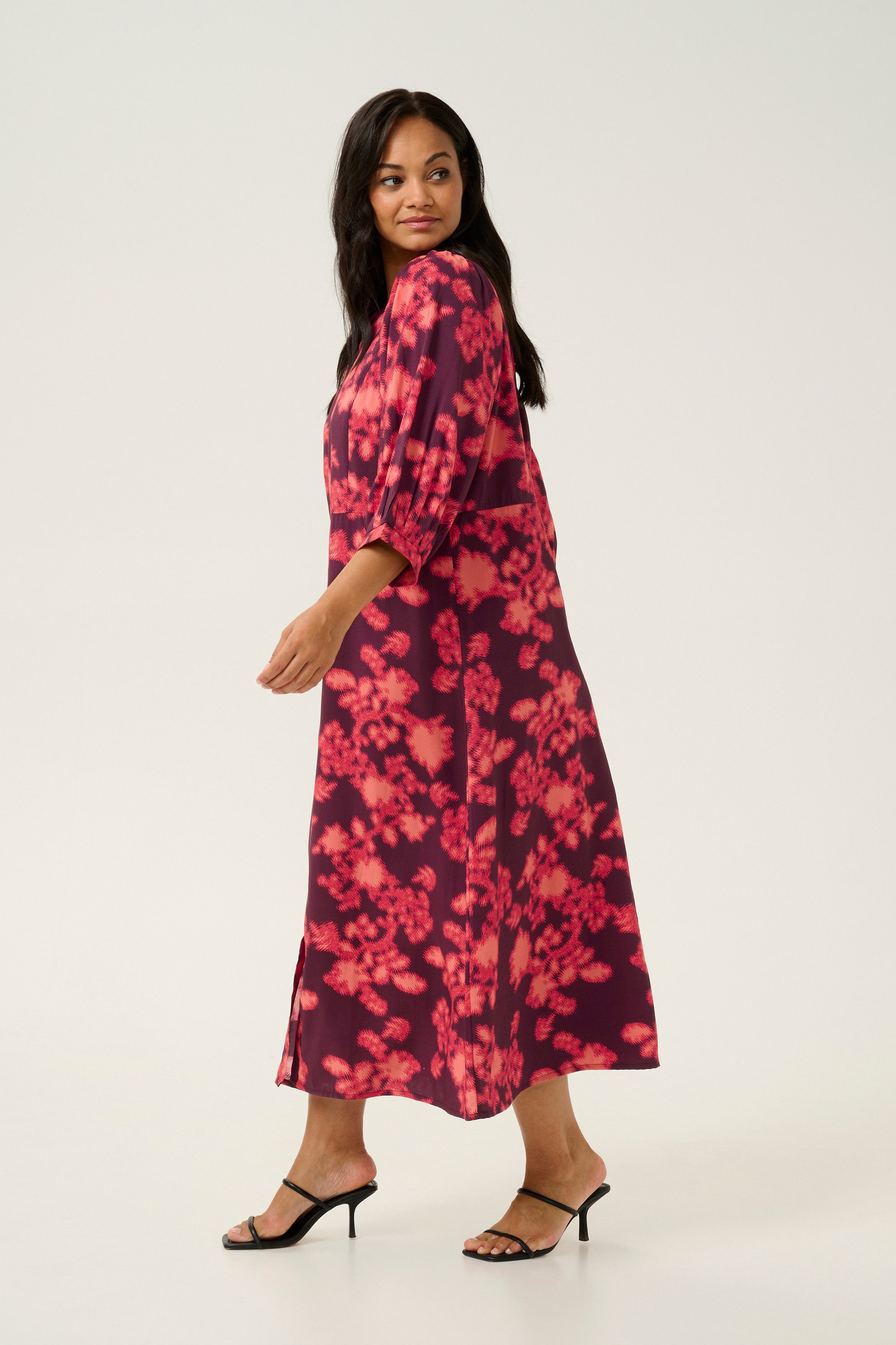 KAFFE Curve Blusenkleid Kleid KCmaddi Große Größen