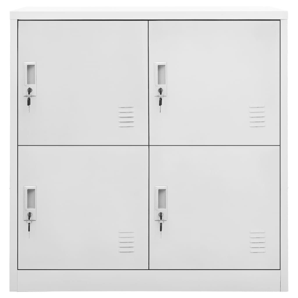 vidaXL Fächerschrank Schließfachschränke 5 Stk. Hellgrau günstig online kaufen