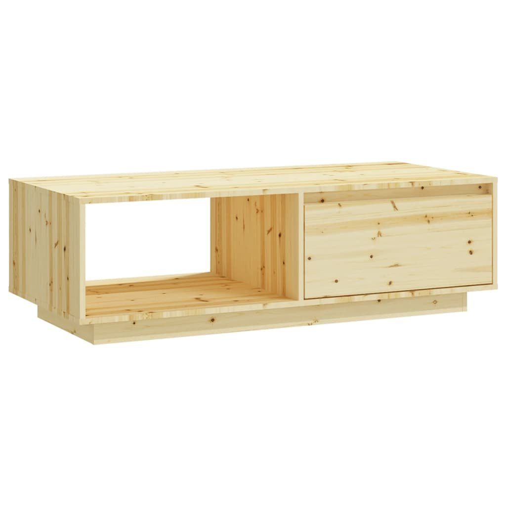 vidaXL Couchtisch Couchtisch 110x50x33,5 cm Massivholz Tanne (1-St)