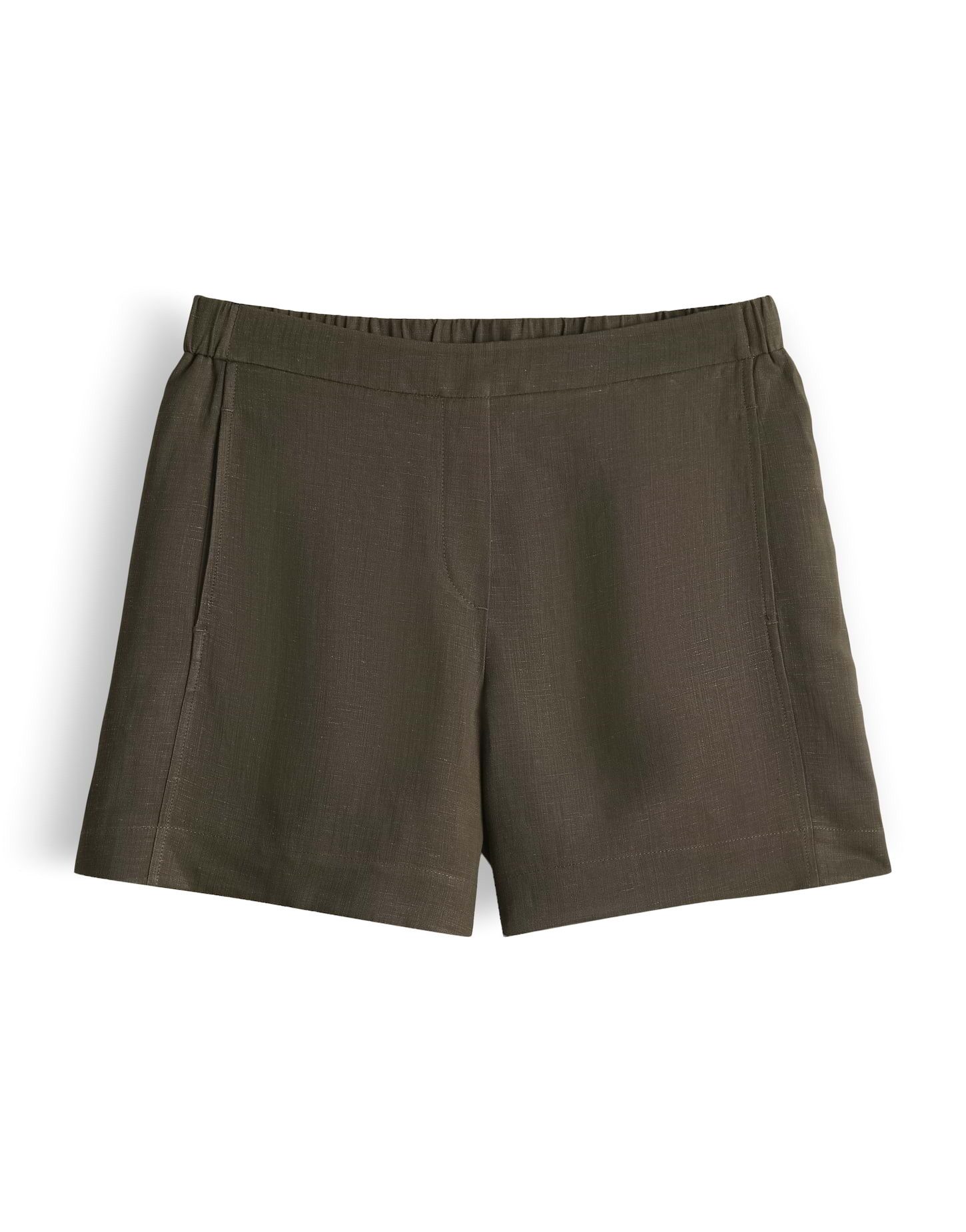 OPUS Shorts Melane oasis aus Webware mit Leinenstruktur Mit Eingrifftaschen für praktische Alltagslooks