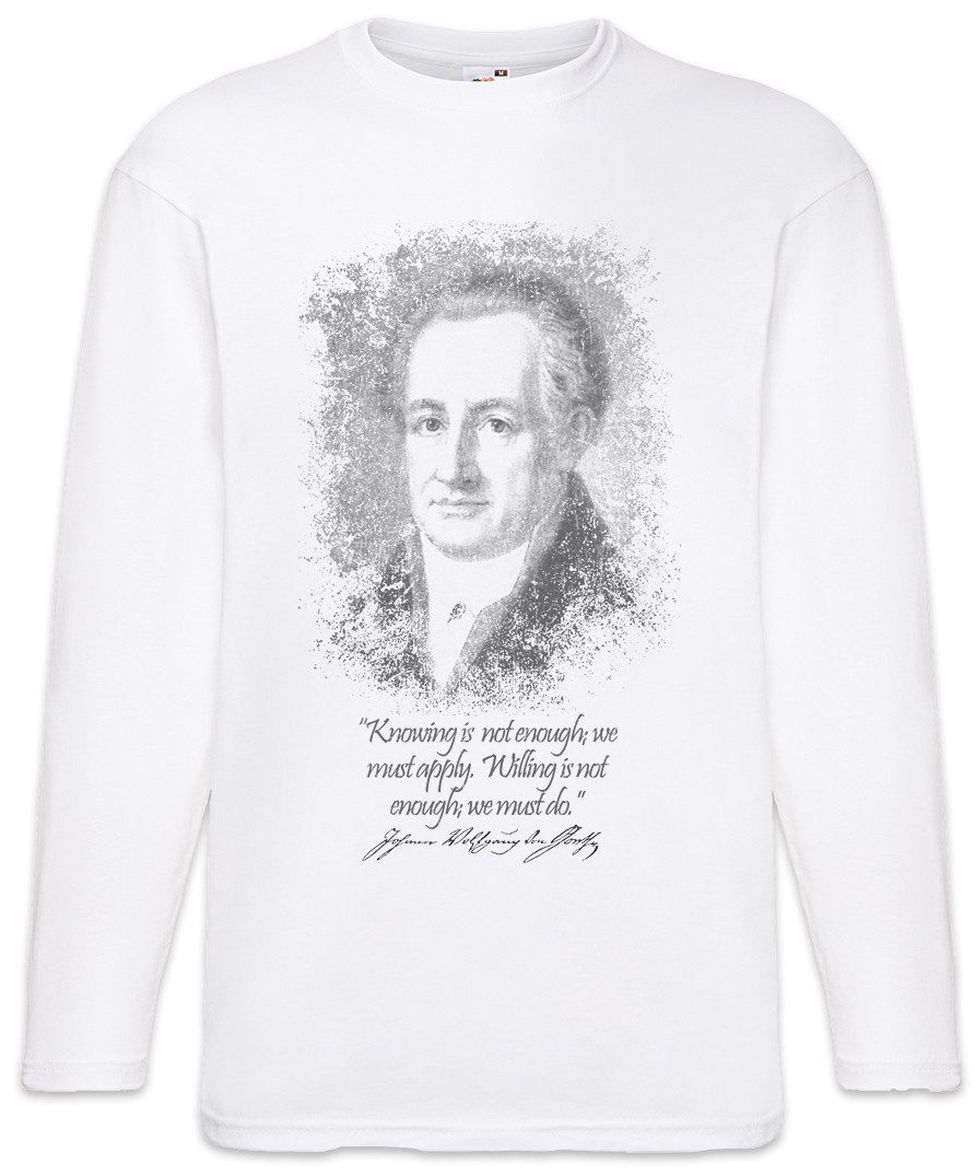 Langarmshirt Goethe KnowingLangarm T-Shirt Johann Wolfgang Von Faust Romantik