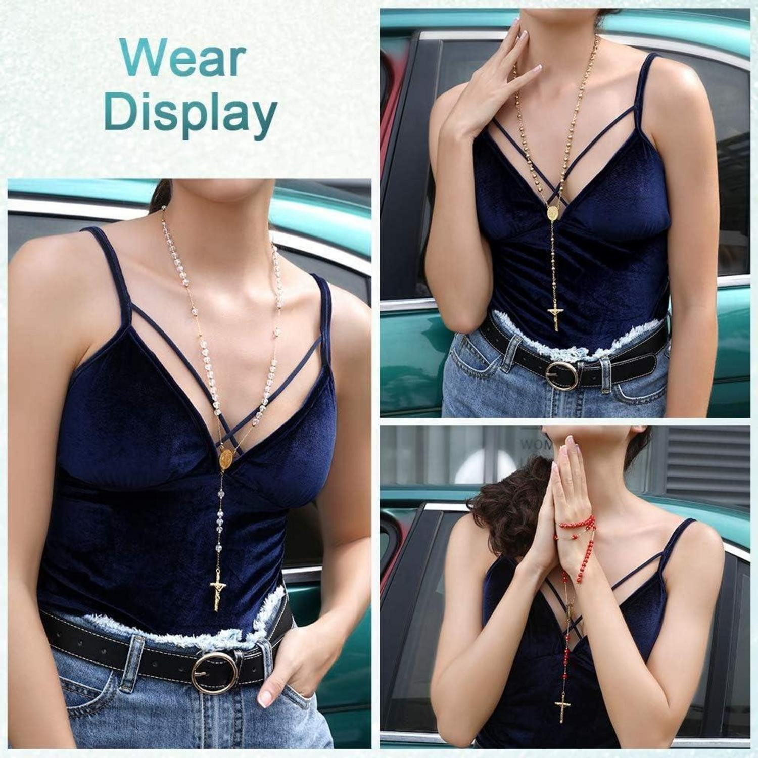 LuxusKollektion Kette und Anhänger Set Damen günstig online kaufen