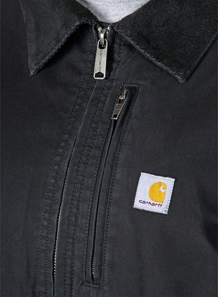 Carhartt Kurzjacke Detroit Canvas 106208 Kragen mit Cordbesatz, fünf Taschen