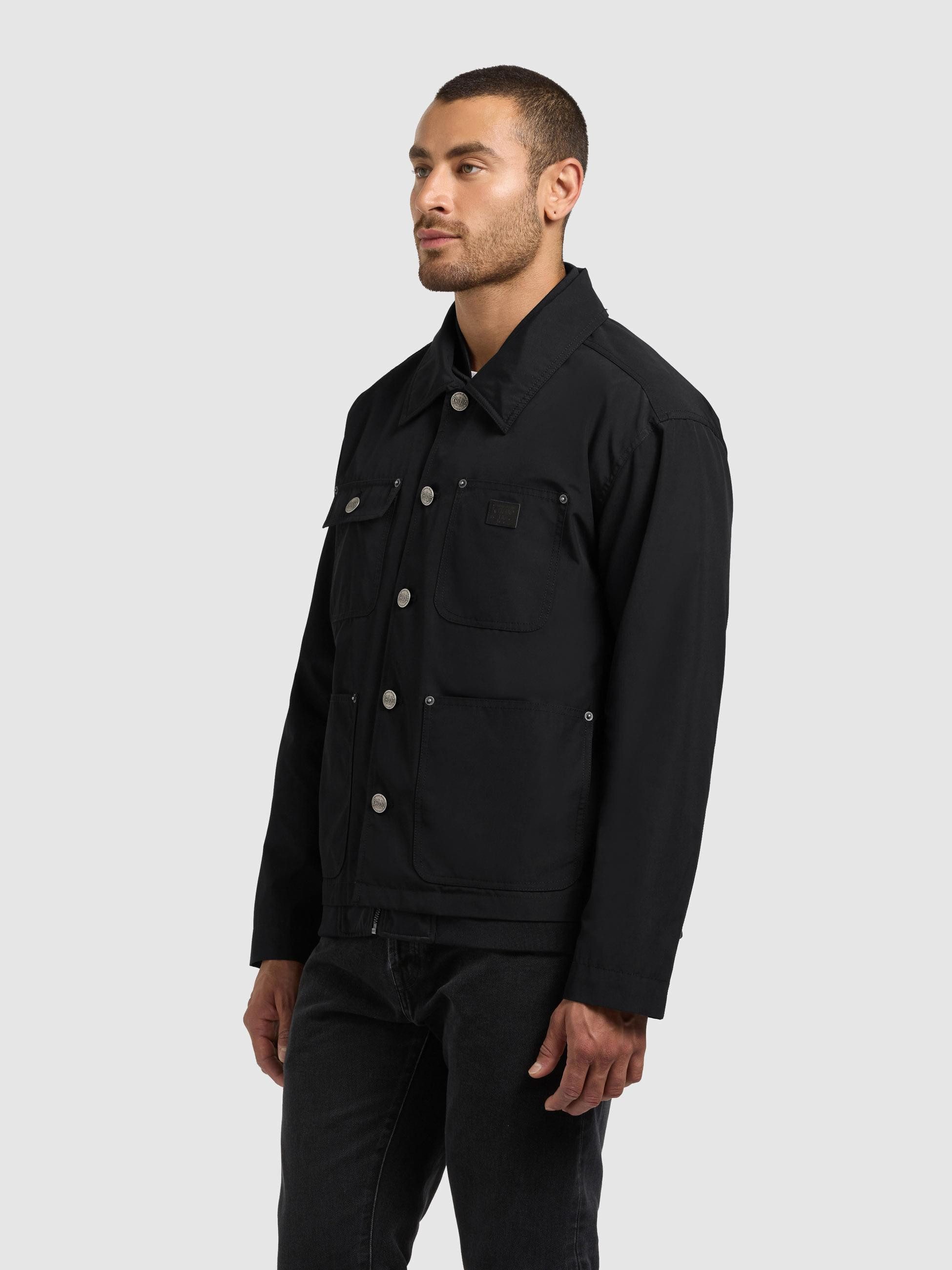 khujo Hemdjacke Raise Hybride Herrenjacke mit Bomberjacken-Elementen