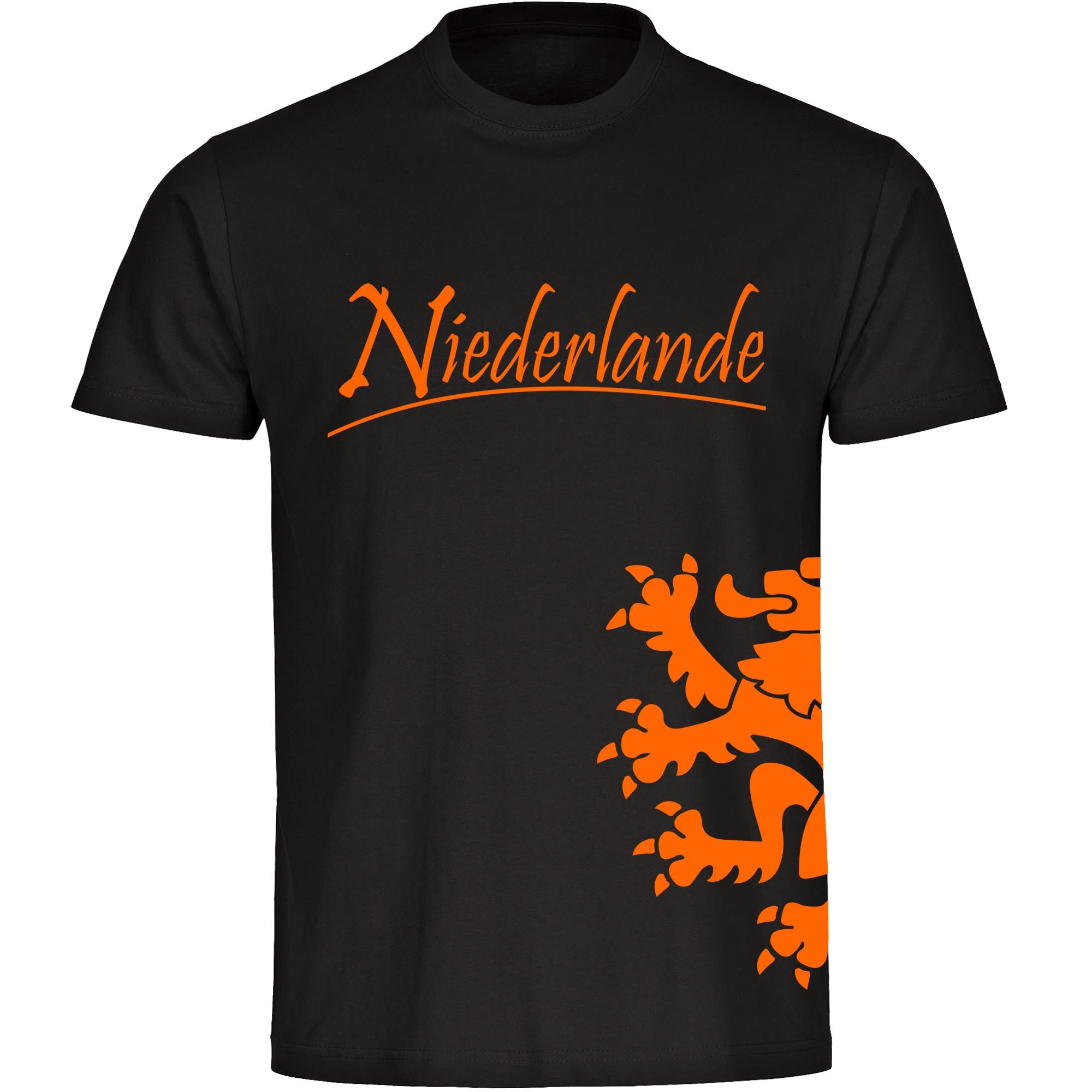 T-Shirt Kinder Niederlande - Löwe seitlich - Kind
