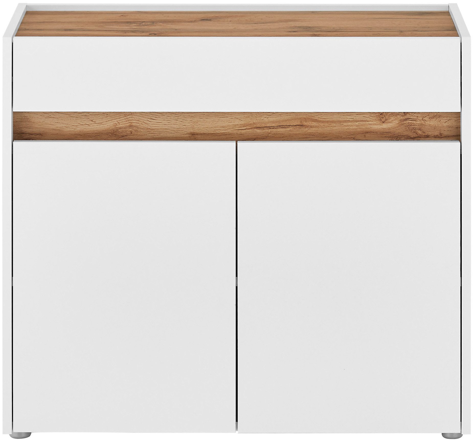 Home affaire Kommode GiRON/CiTY, Schrank in vier Farben, modernes Sideboard, Kommode, in zwei Farben erhältlich, 2 Türen, 1 Schubkasten, 80 cm breit