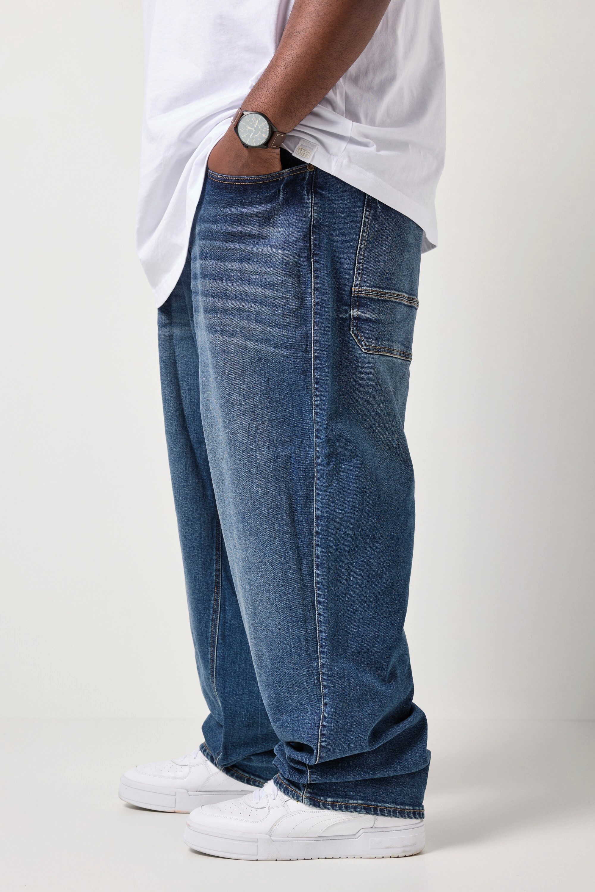 STHUGE 5-Pocket-Jeans Balloon-Jeans 5-Pocket weiter Balloon-Fit – Bild 4 von 5