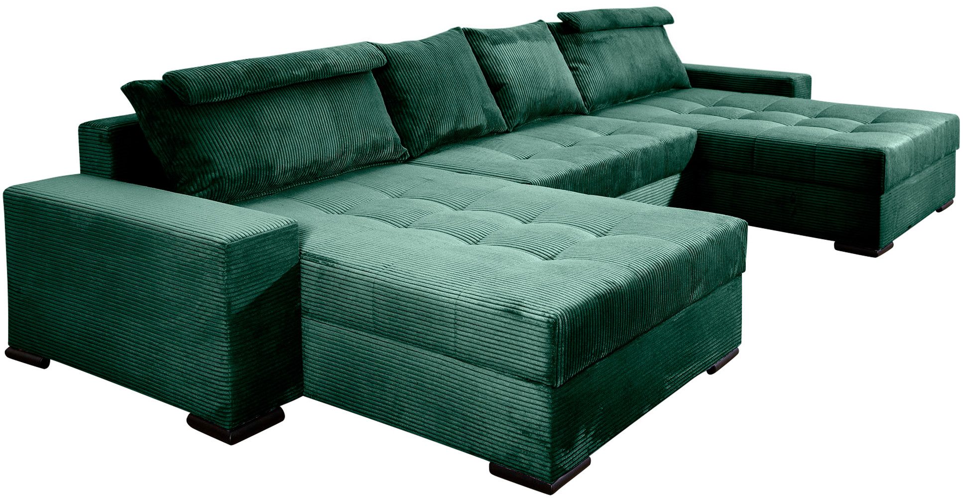 COLLECTION AB Wohnlandschaft Josy XXXL-Relax U-Form, B: 352 cm, Schlaffunktion, Bettkasten & 2 Nackenkissen, Federkern – Bild 5 von 5