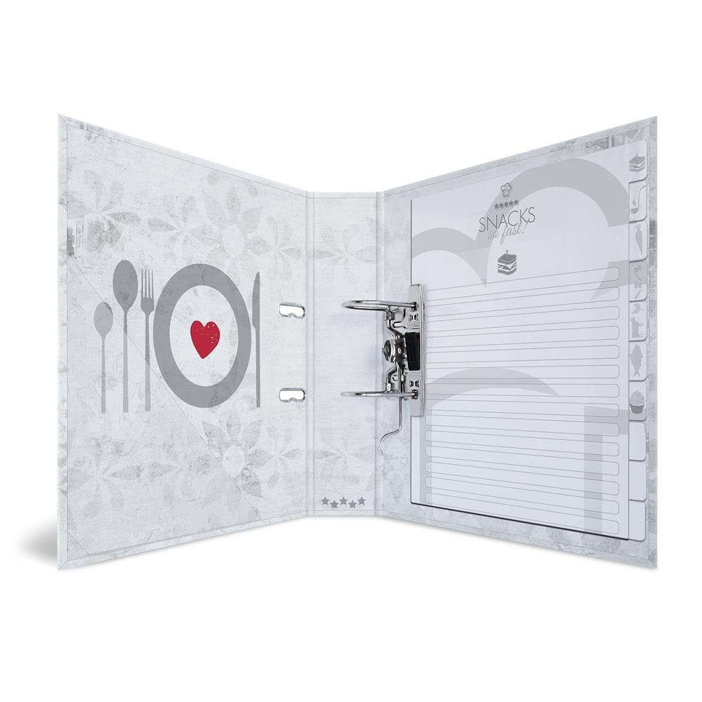 HERMA Notizbuch Rezeptordner zum Selberschreiben A4 "Cooking with love"