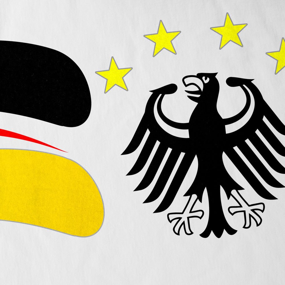 style3 T-Shirt Deutschland Fan WM 2026 Fussball Sport Trikot germany flagge