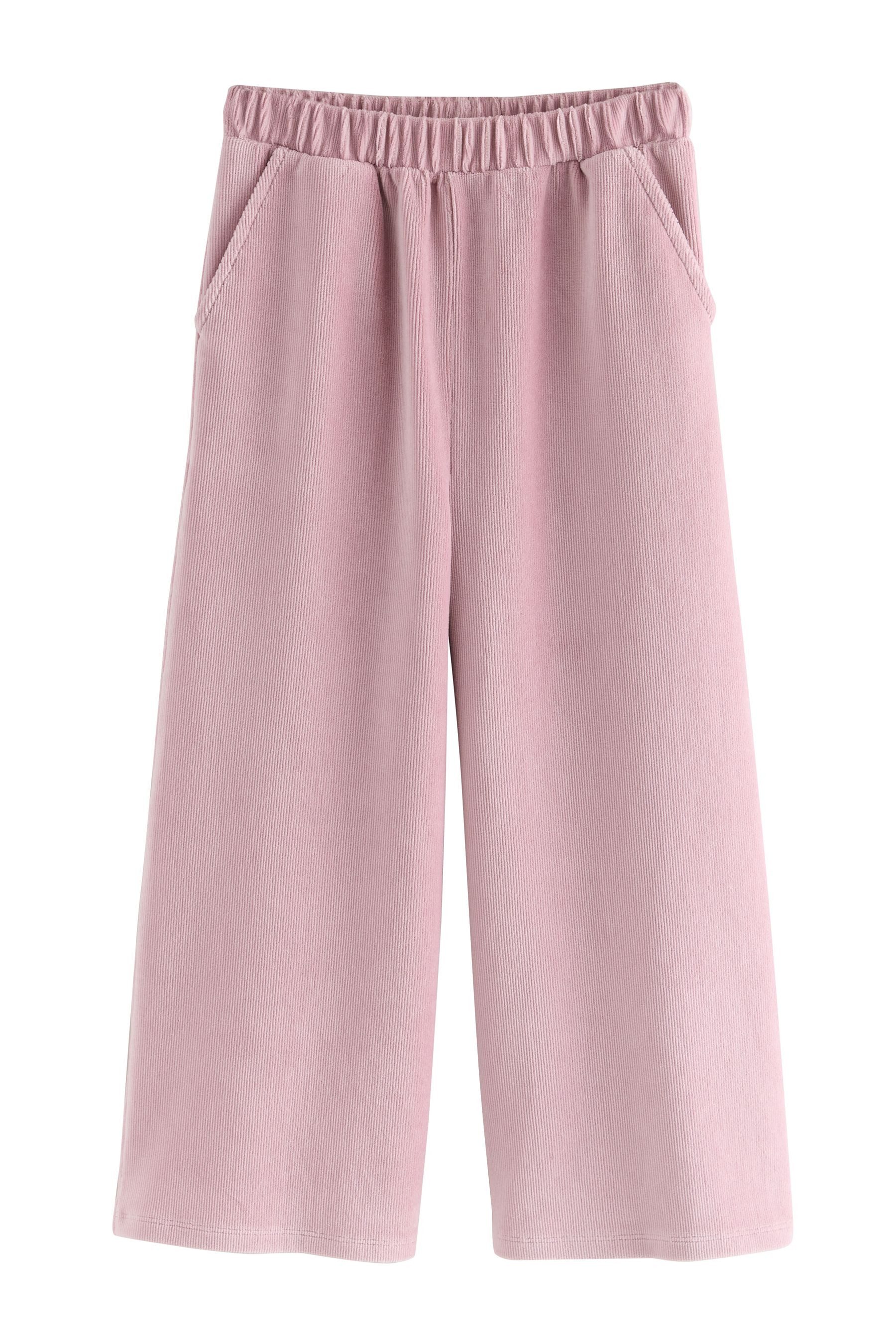 Palazzohose Cordhosen mit weitem Bein