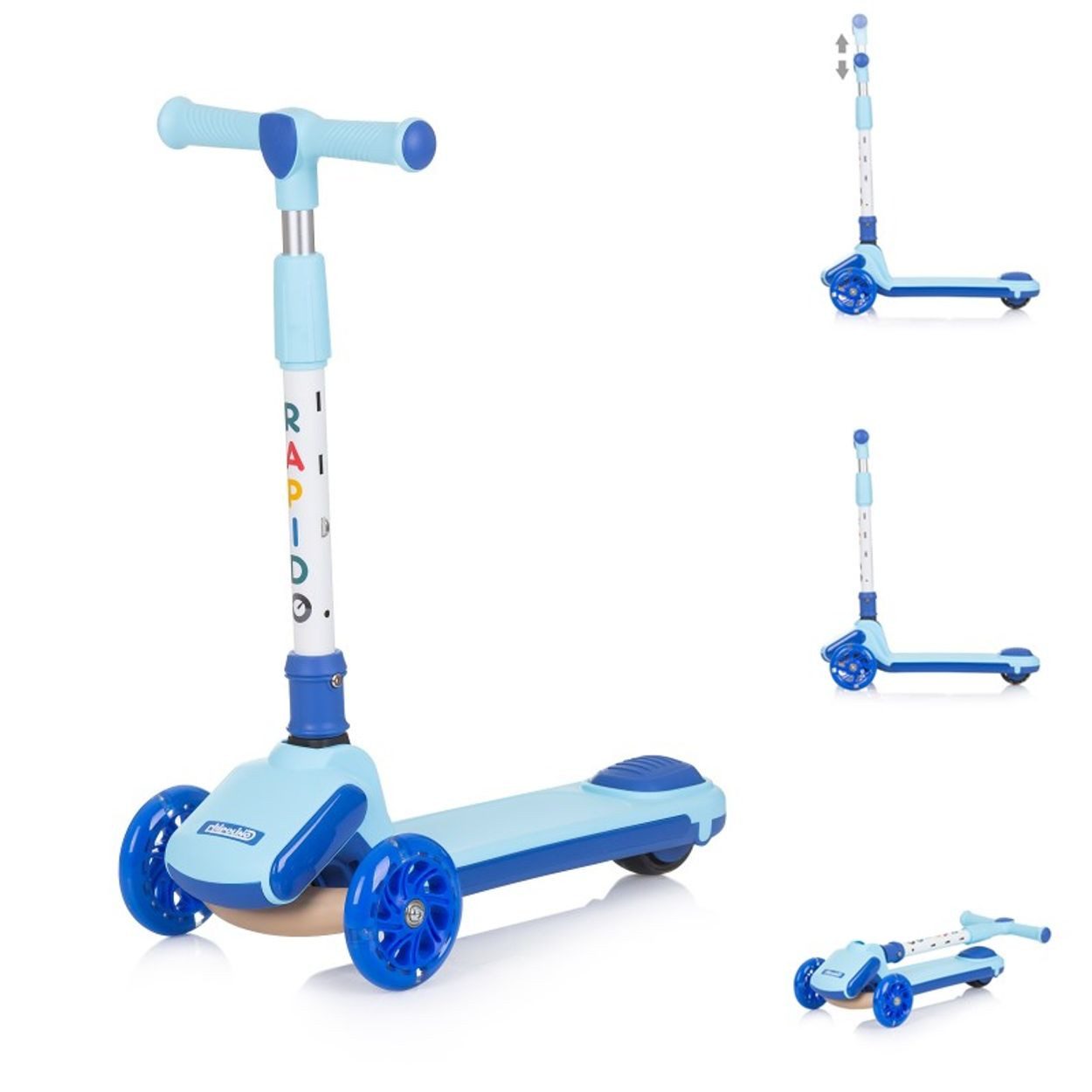Cityroller Kinderroller Rapido LED