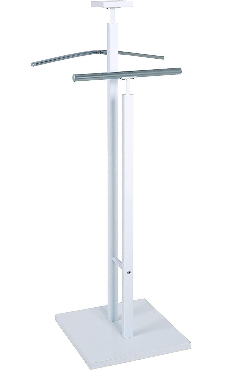 HAKU Herrendiener HAKU Möbel Herrendiener - weiß-chrom - H. 109cm x B. 33cm, (1 Stück)