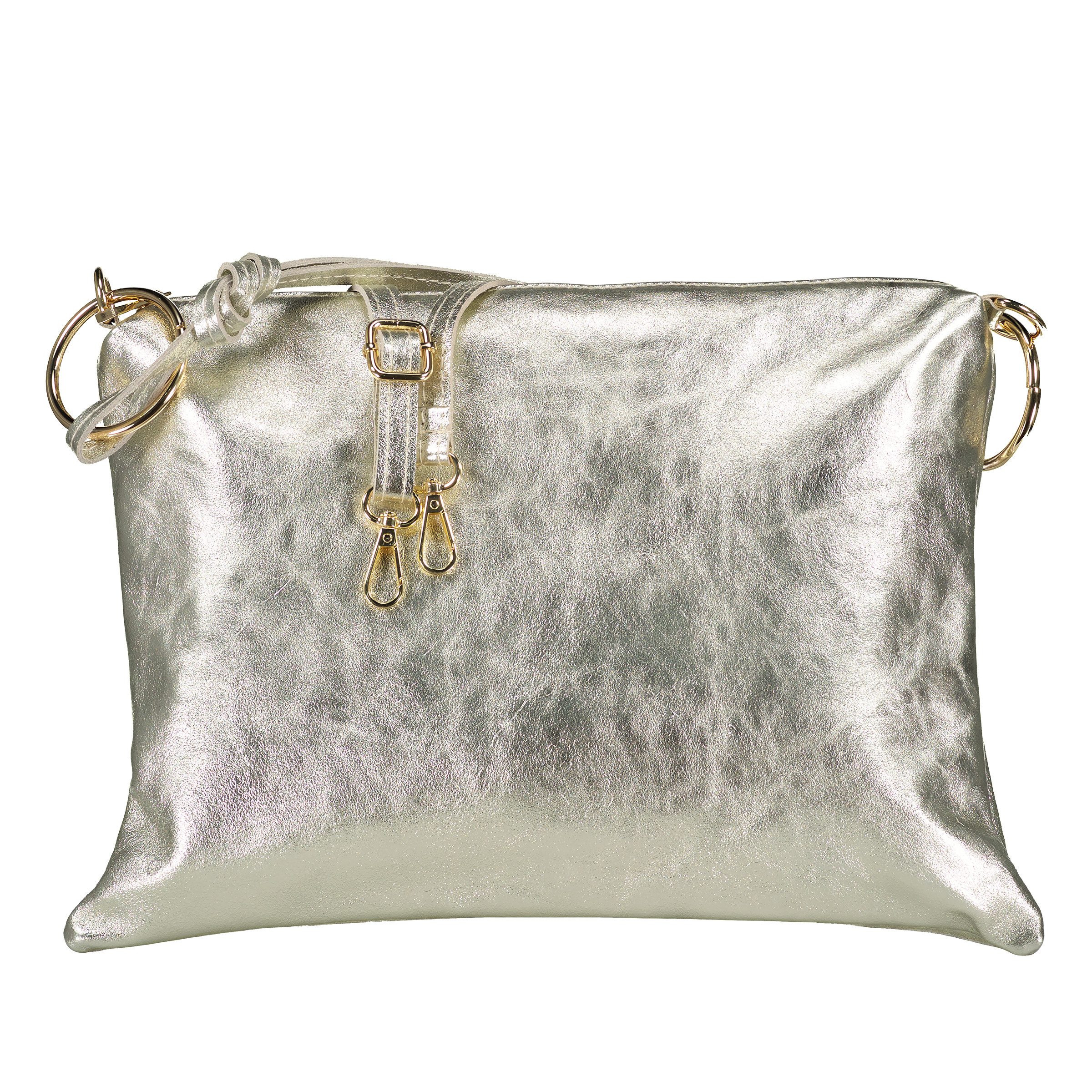 Hausfelder Manufaktur Umhängetasche Metallic