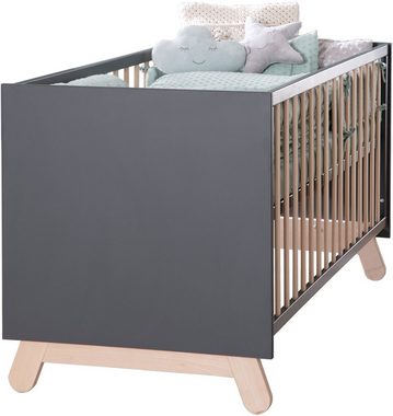 roba® Babymöbel-Set, (Spar-Set, 2-St., Kinderbett, Wickelkommode), mit Kinderbett & Wickelkommode; Made in Europe