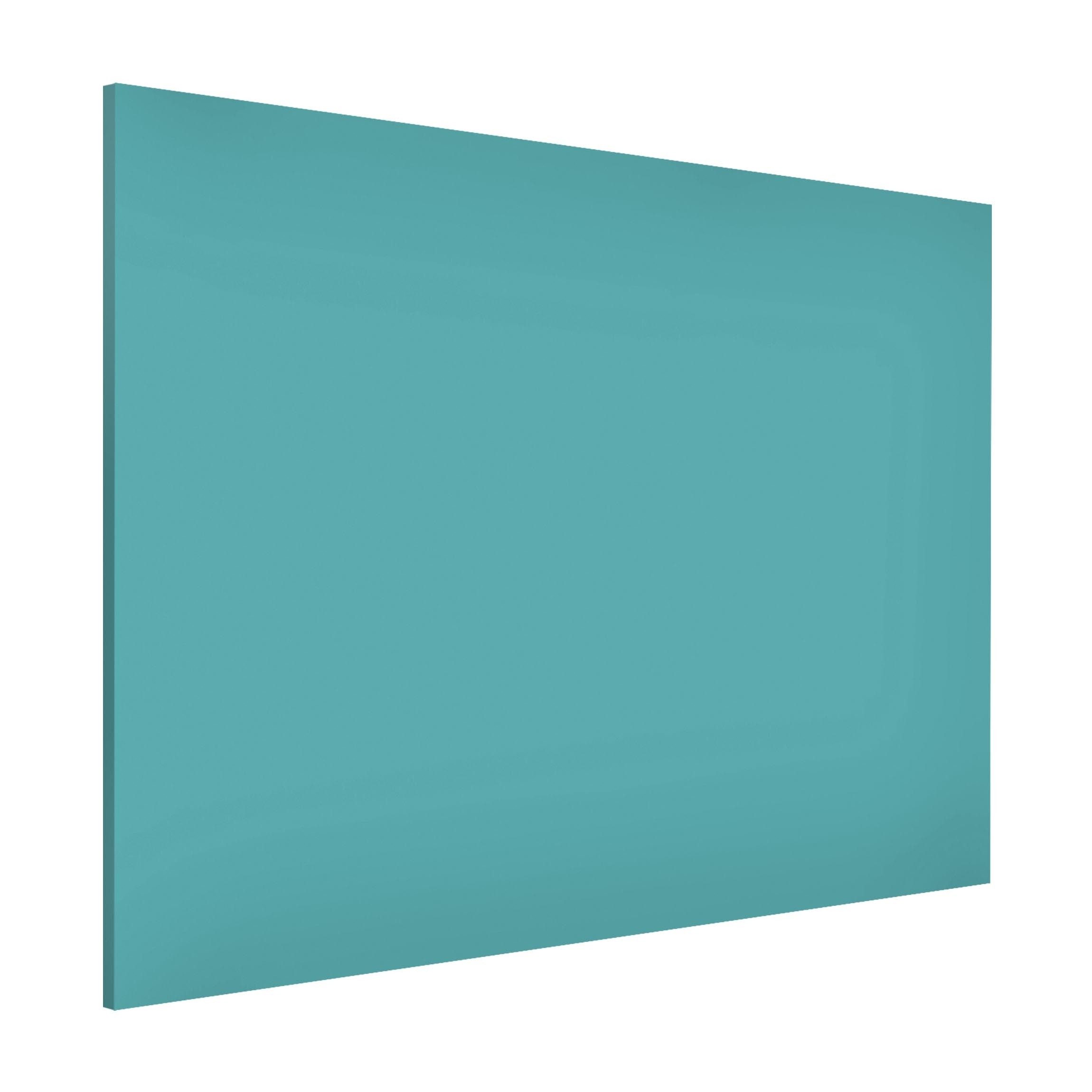Bilderdepot24 Magnettafel Küche türkis Colour Türkis, (1-tlg., Magnetboard günstig online kaufen