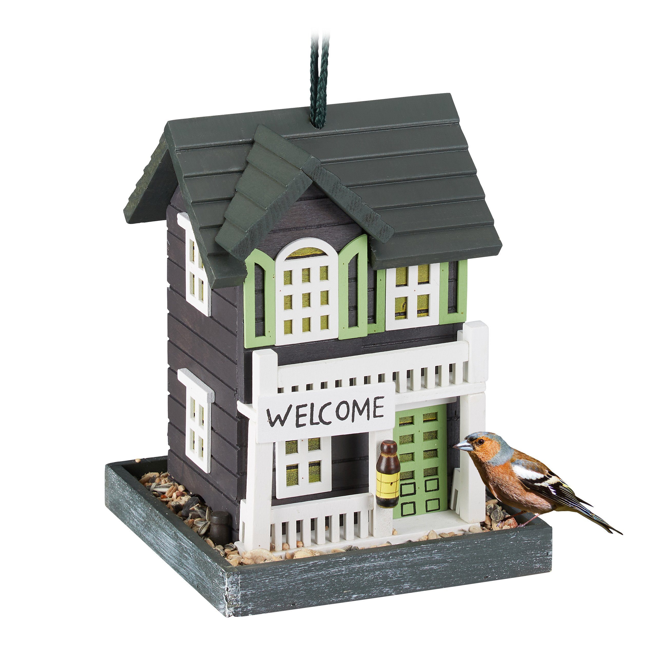 relaxdays Vogelhaus Vogelfutterhaus zum Aufhängen günstig online kaufen