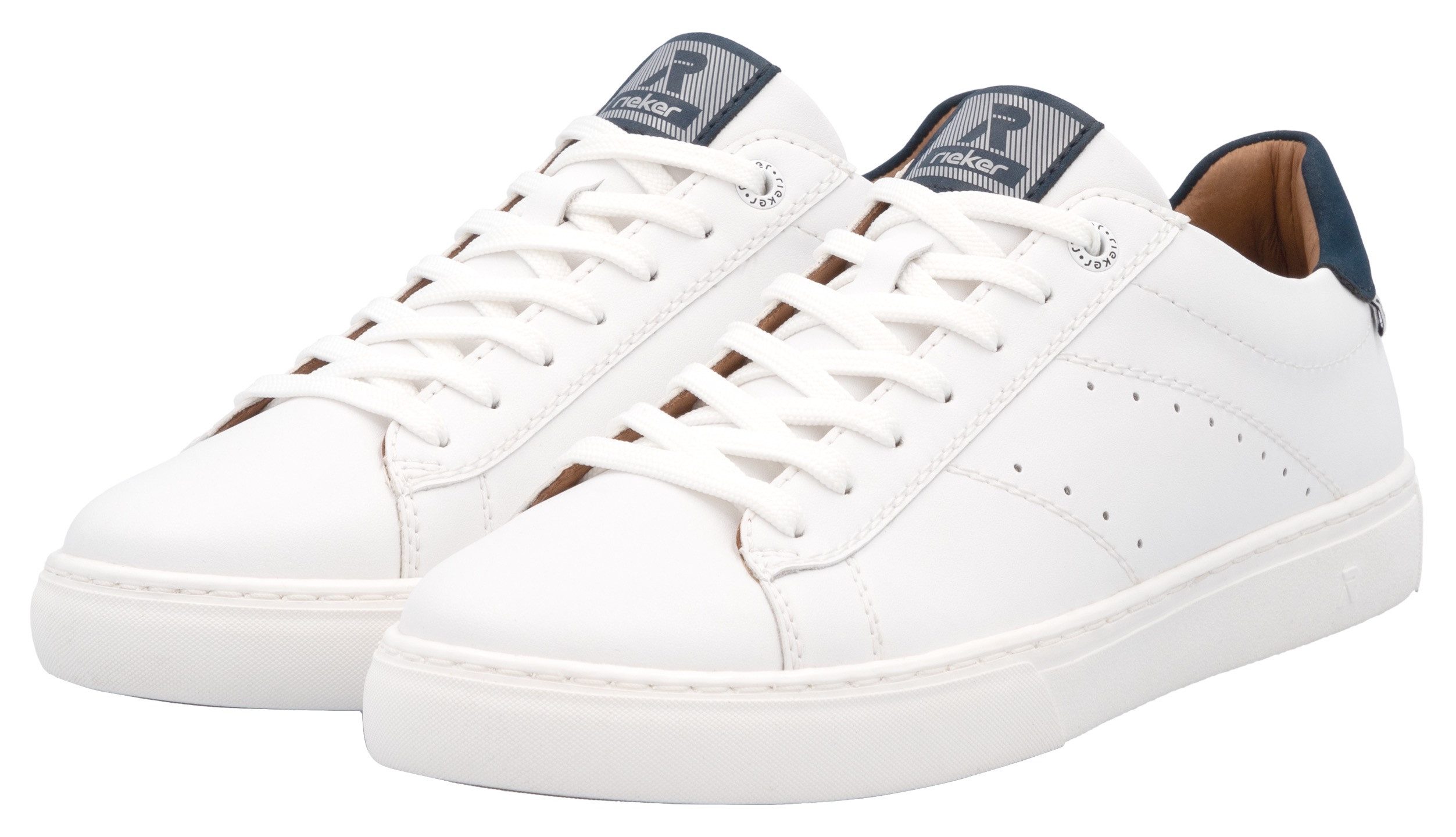 RIEKER Sport Sneaker mit Leder-Innenfutter, Freizeitschuh, Halbschuh, Schnü günstig online kaufen