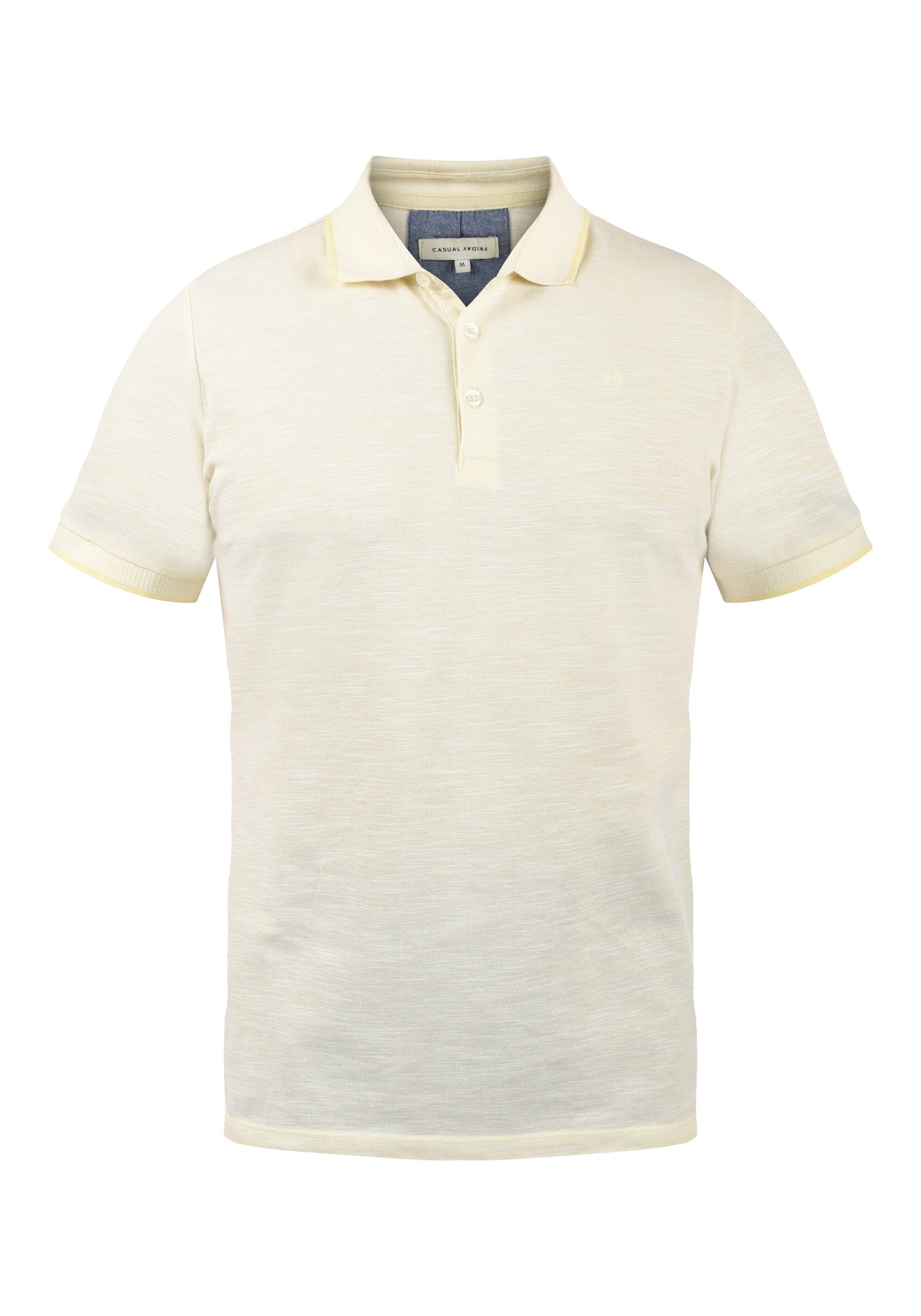 Casual Friday Poloshirt CFPolo - 20502759 Polo mit modischen Details French Vanilla (50723)