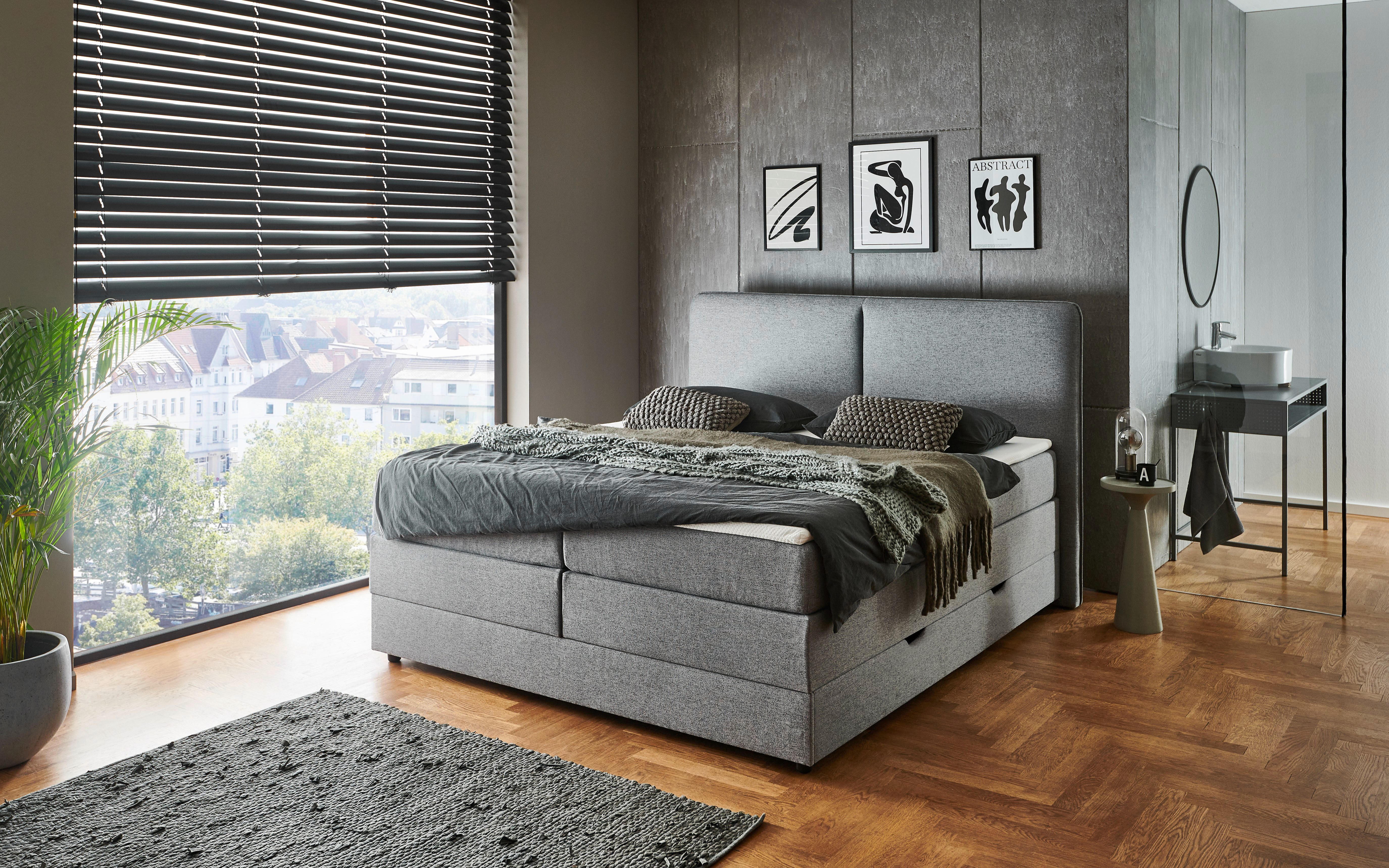 meise.möbel Boxbett Columbia mit extra großem Bettkasten, erhältlich in 180x200cm