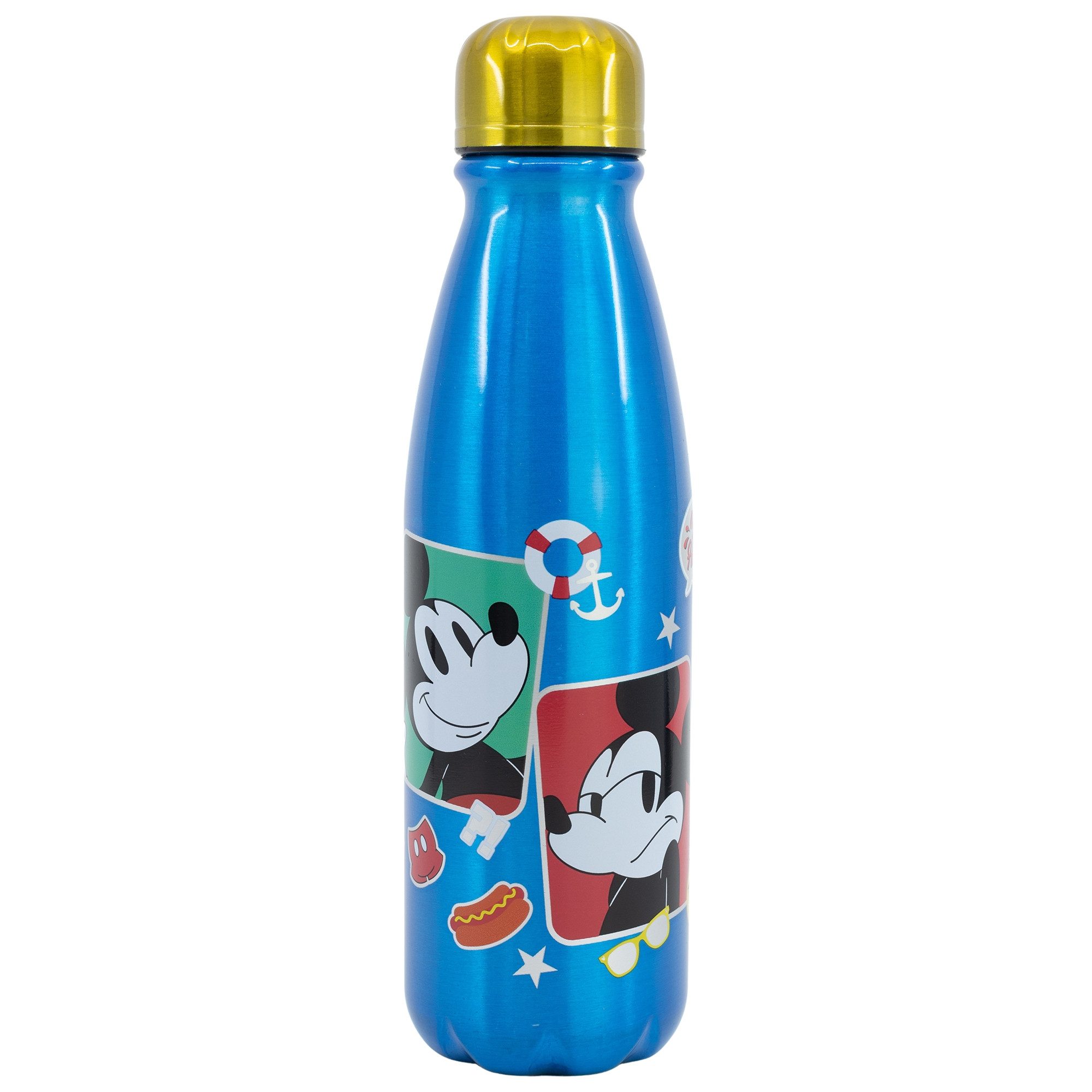 Trinkflasche Disney Mickey Maus Aluminium Wasserflasche Flasche 600 ml