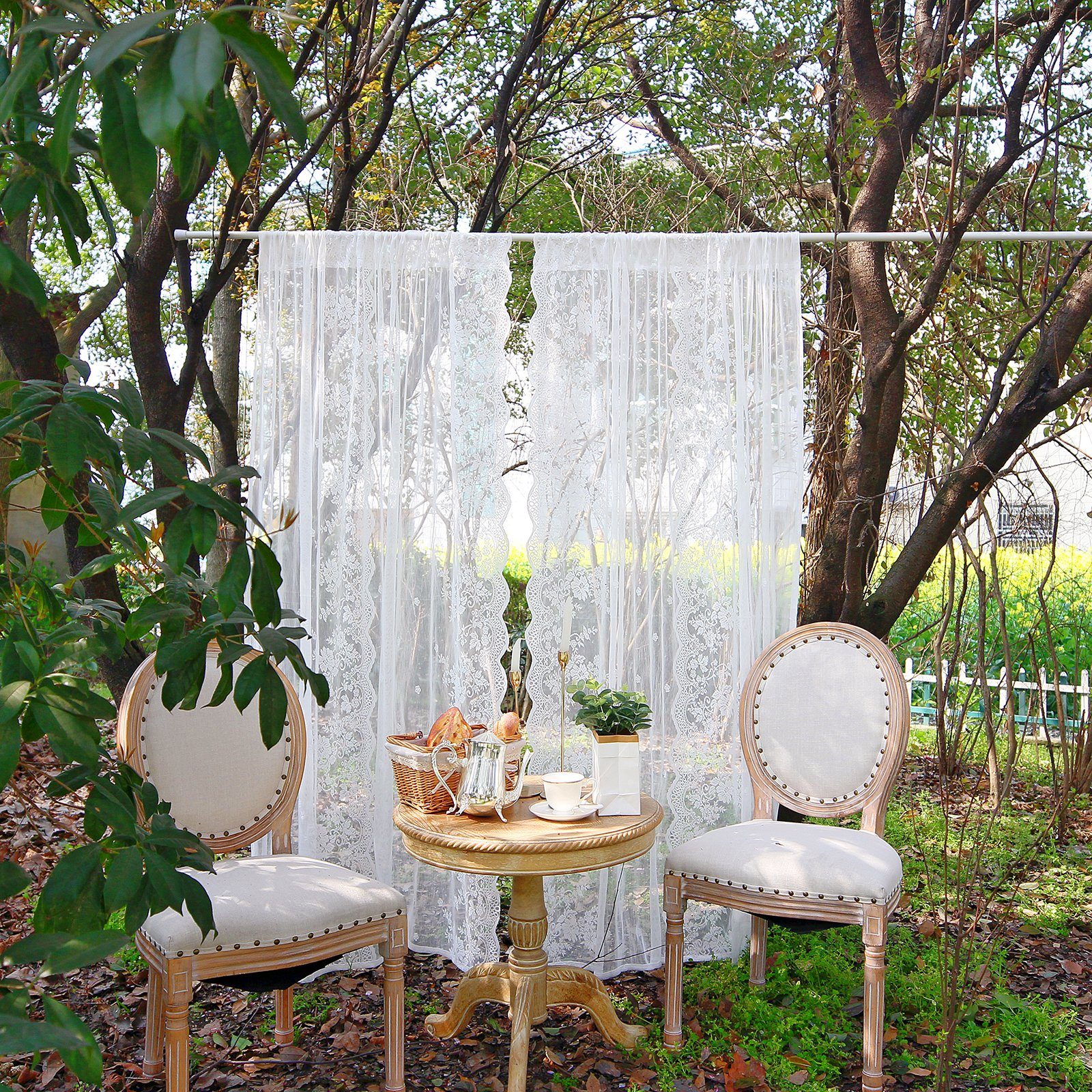 Sunicol Outdoorgardine Outdoor Voile Vorhang, Transparent günstig online kaufen