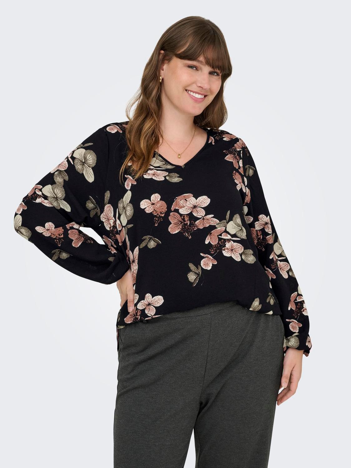 ONLY CARMAKOMA Blusenshirt CARVICA LIFE L/S günstig online kaufen