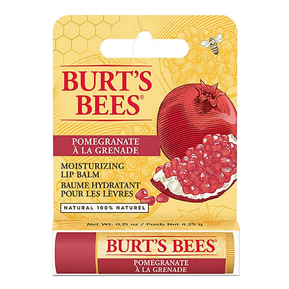 BURT'S BEES Lippenpflegestift Lip Balm Stick Blister - Pomegranate 4,25g