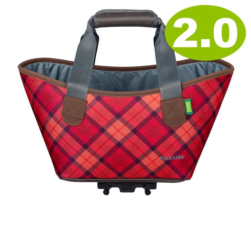 racktime Fahrradkorb Racktime Einkaufstasche Agnetha 2.0 noble red 34x25x37 cm