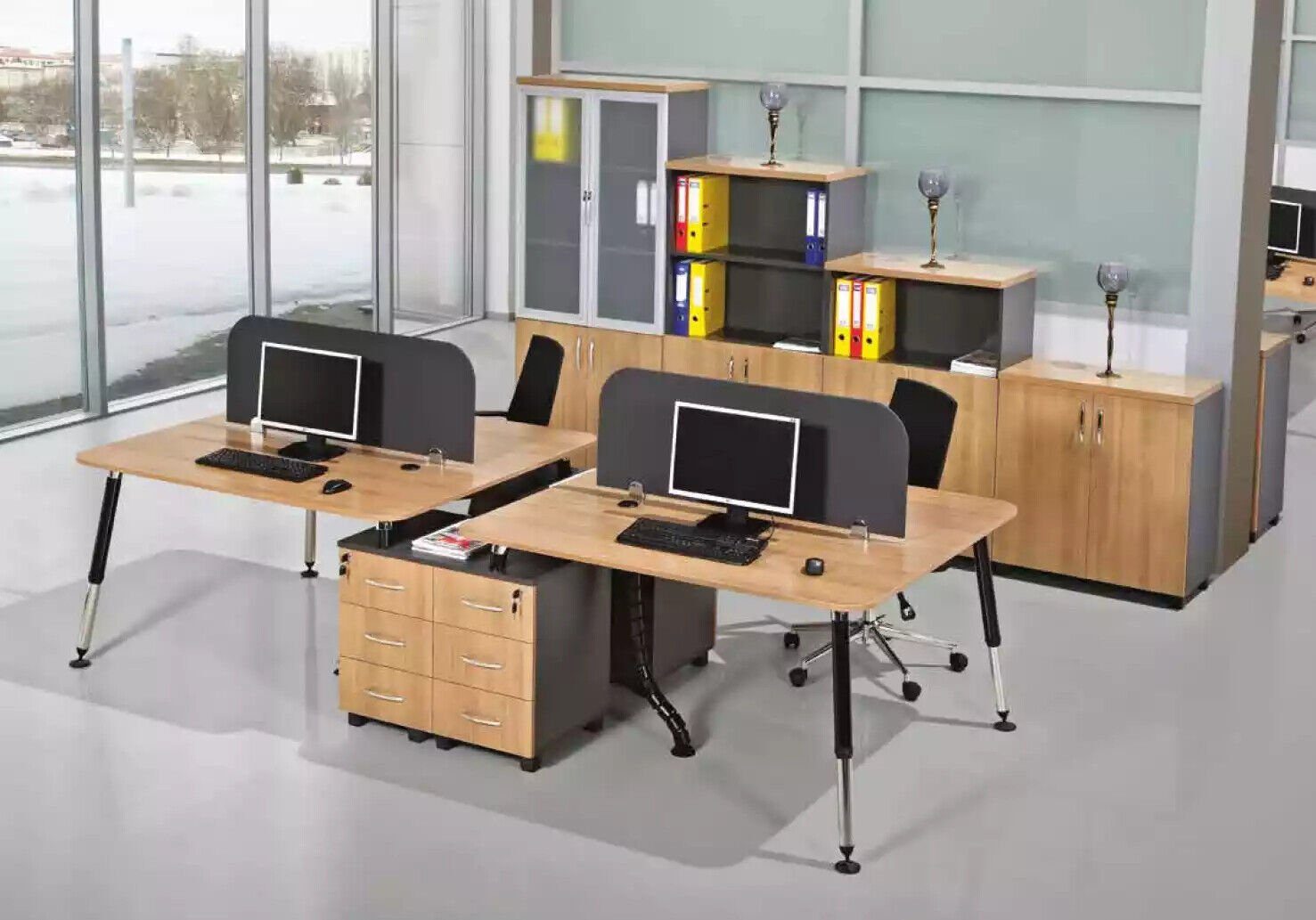 JVmoebel Schreibtisch Großer Schreibtisch Luxus Büromöbel Chef Computerschreibtisch Design, Made In Europe