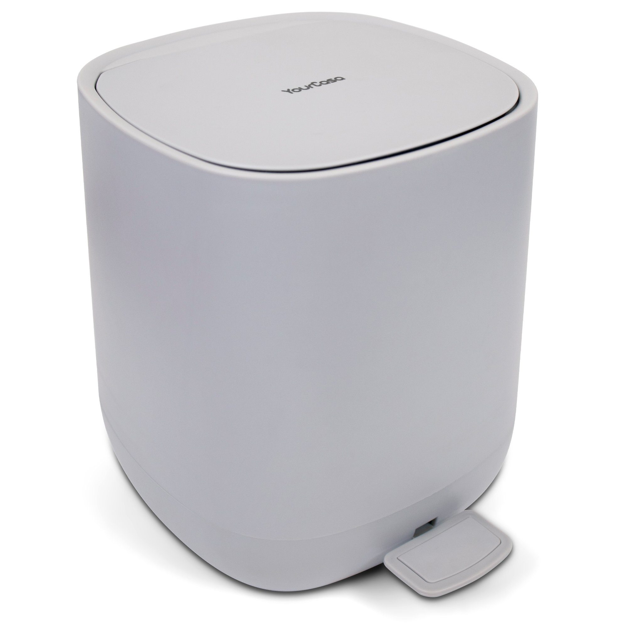 YourCasa Mülleimer YourCasa Mülleimer Bad [5L] Elegantes Design Badezimmer Kosmetikeimer, ABS Kunsstoff