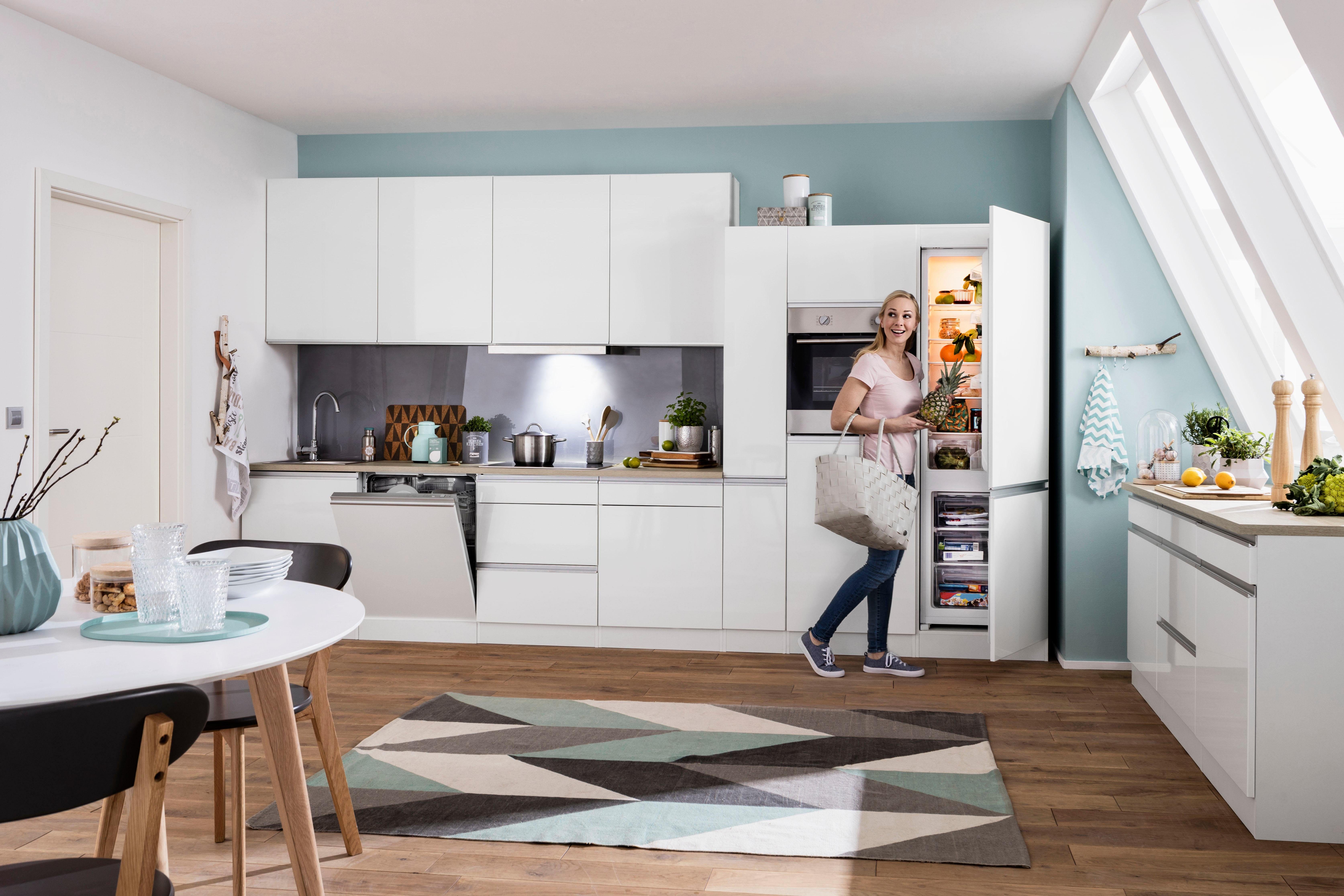 KOCHSTATION Küchenzeile KS-Ohio, mit E-Geräten, Breite 390 cm günstig online kaufen