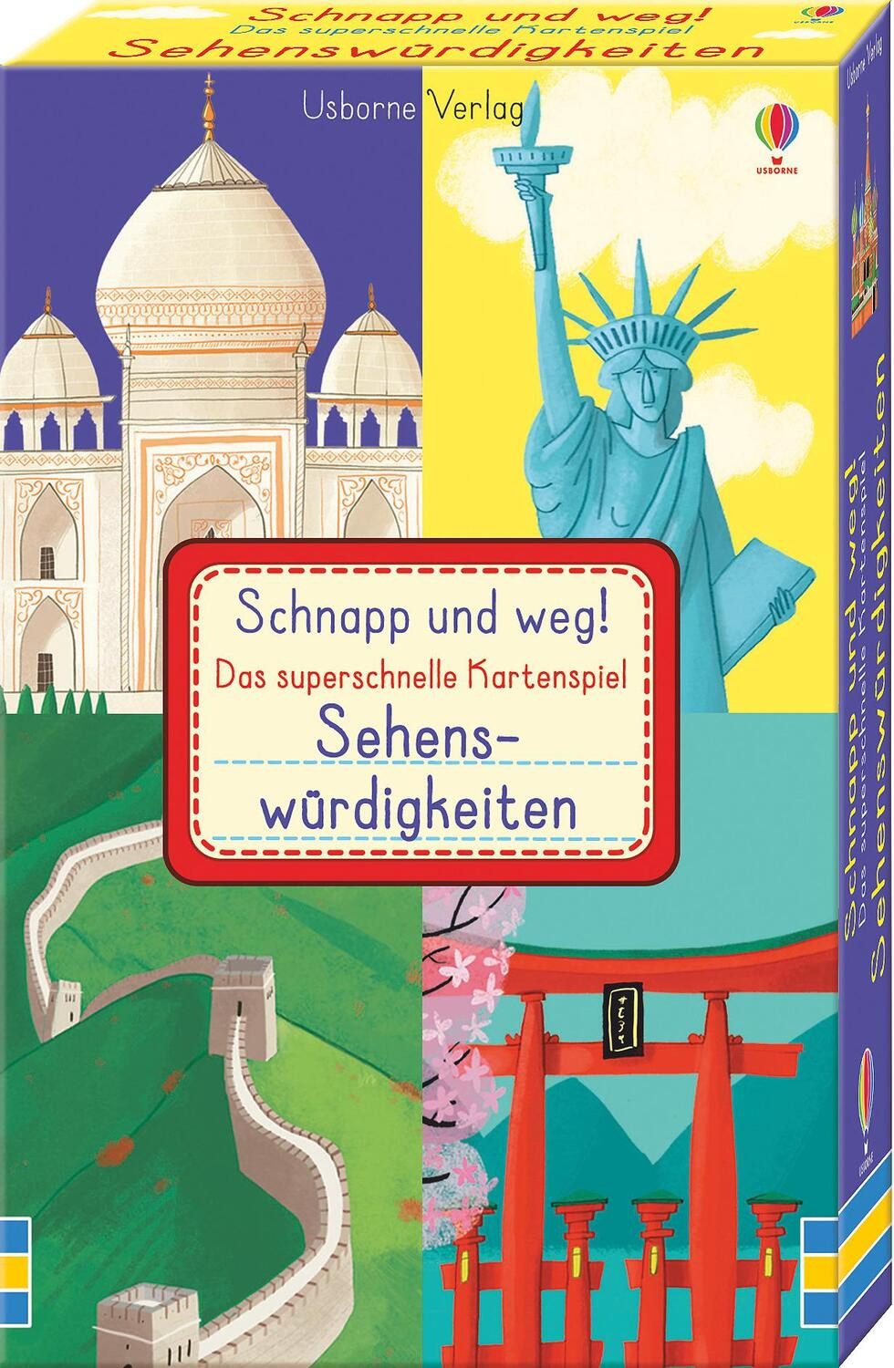 Usborne Verlag Spiel, Schnapp und weg! - Das superschnelle Kartenspiel: Sehenswürdigkeiten