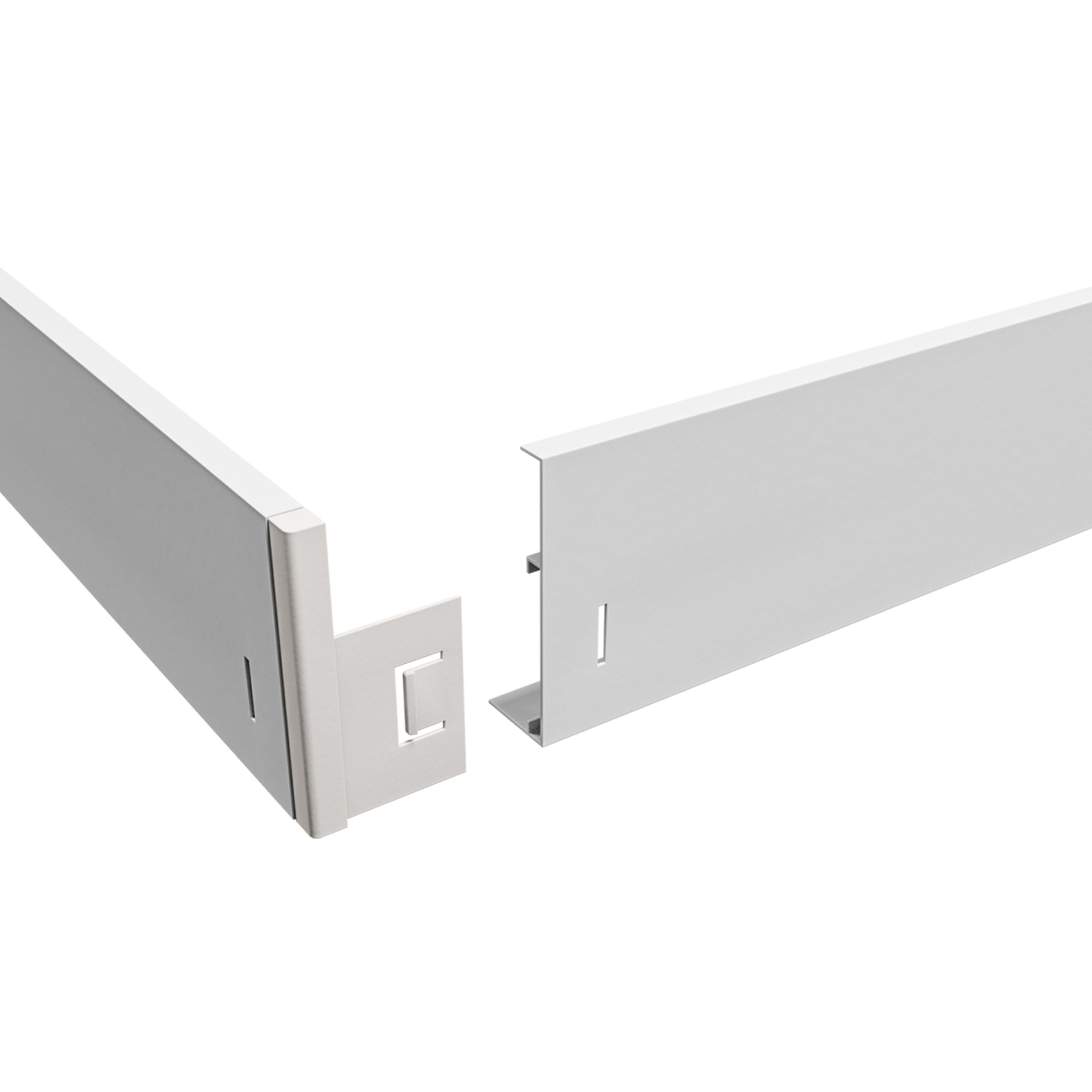 Lecom LED Panel 60 x 60 x 7 Rahmen Aufbaurahmen Aufputzmontage Aufbau Montagerahmen, Extra Hoch 7cm für 60x60 LED Backlight Paneele