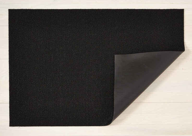 Fußmatte Solid Black 61 x 91 cm, Chilewich, rechteckig