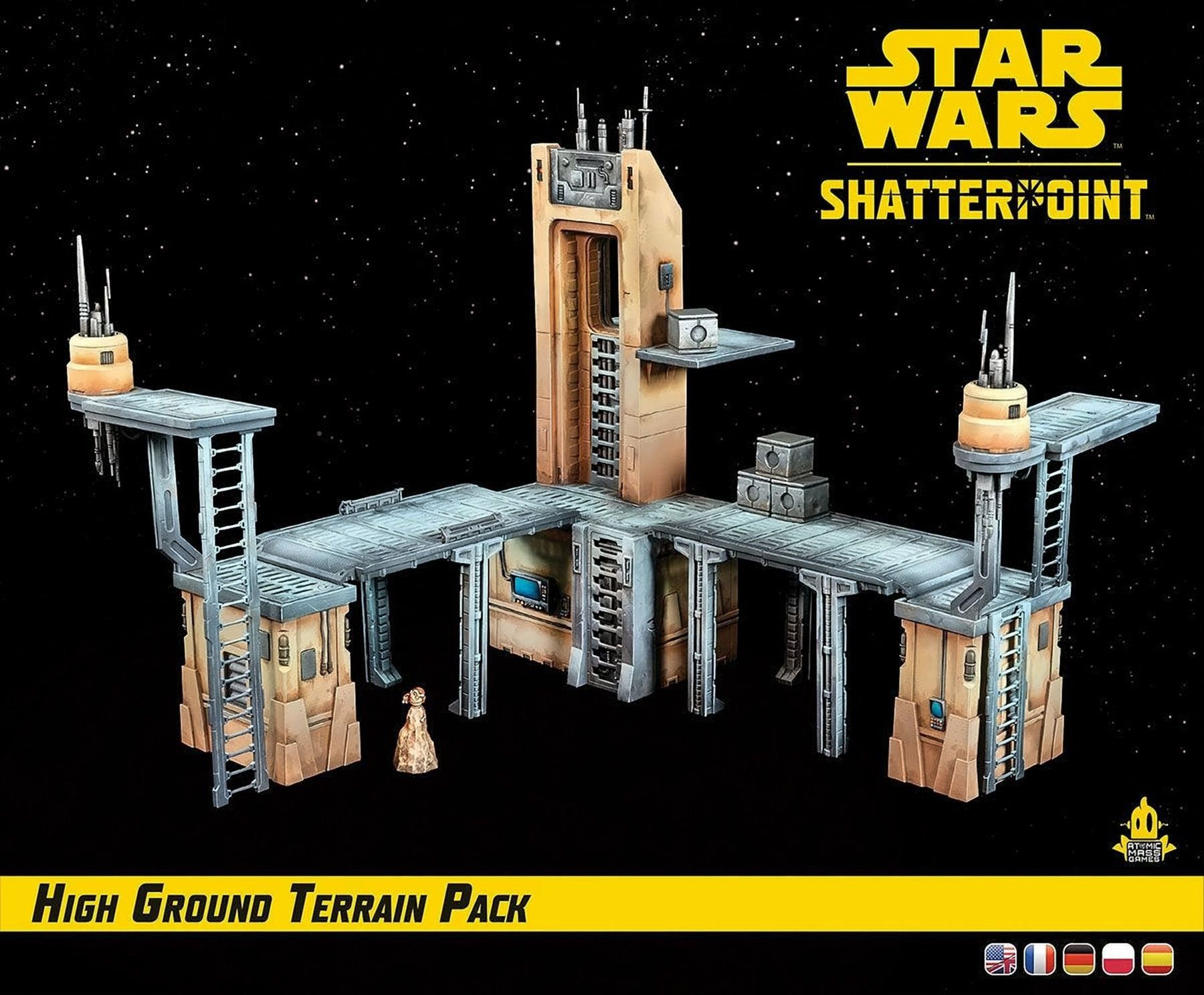Asmodee Spiel Atomic Mass Games - Star Wars Shatterpoint - High Ground Terrain Pack