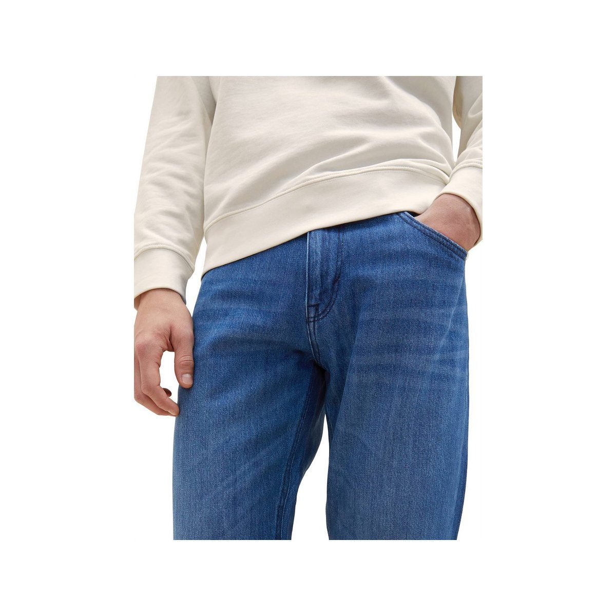 TOM TAILOR Straight-Jeans regular hell-blau (1-tlg) fit