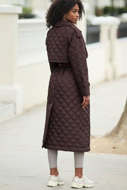 Next Steppmantel Langer gesteppter Trenchcoat (1-tlg)