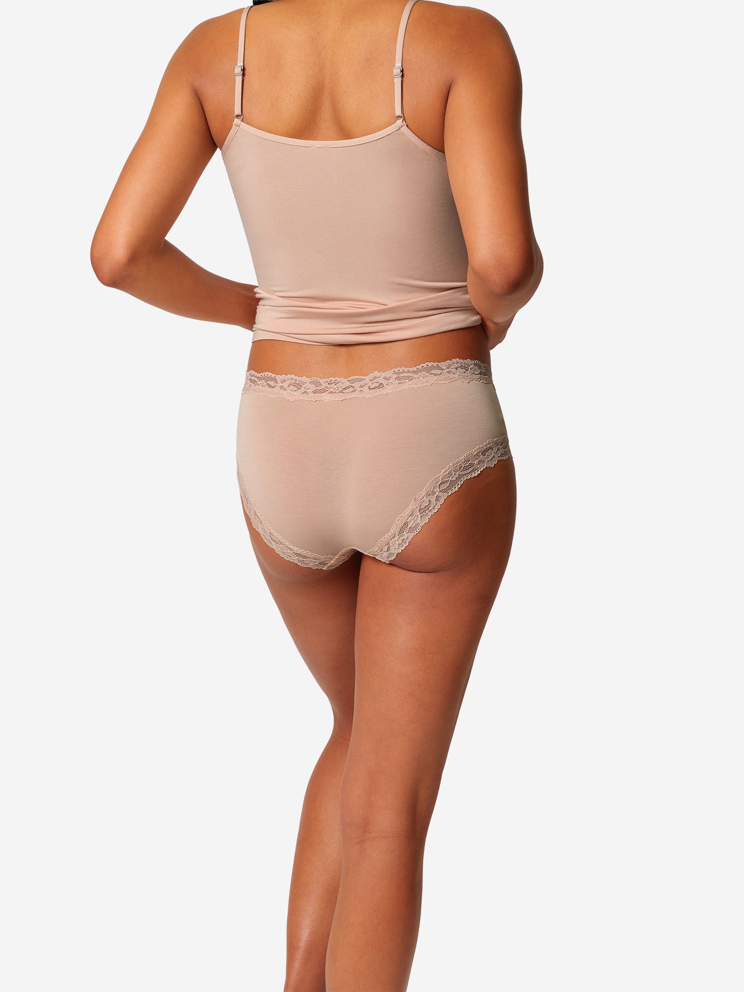 Skiny Panty Modal Lace (4-St) Pantyslip, Boyshort, Unterwäsche