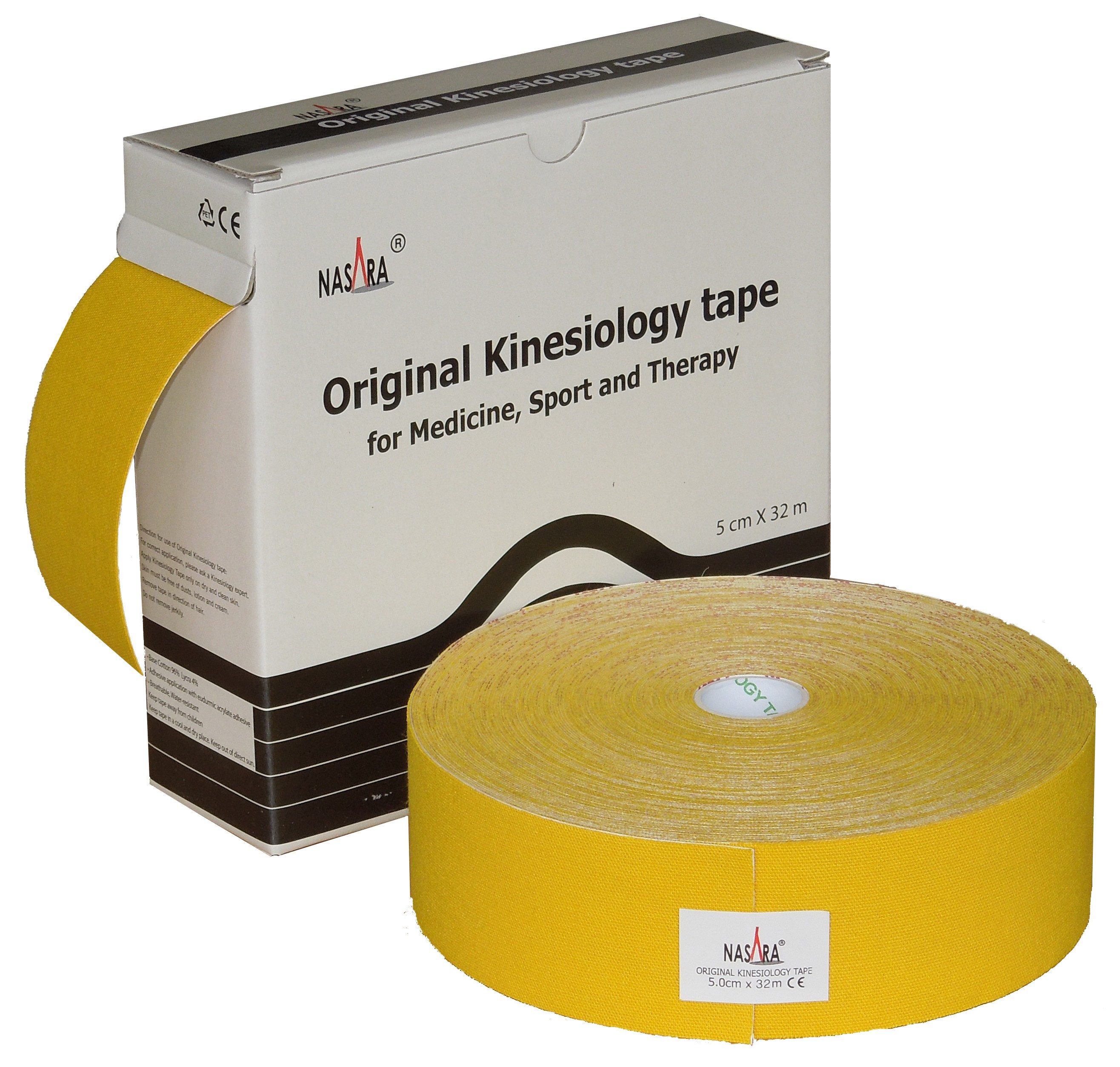 NASARA Kinesiologie-Tape NASARA Kinesio Tape, 5cm x 32m - XXL