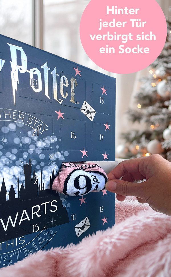 Sockswear Socken Harry Potter Socken Adventskalender – Bild 5 von 5