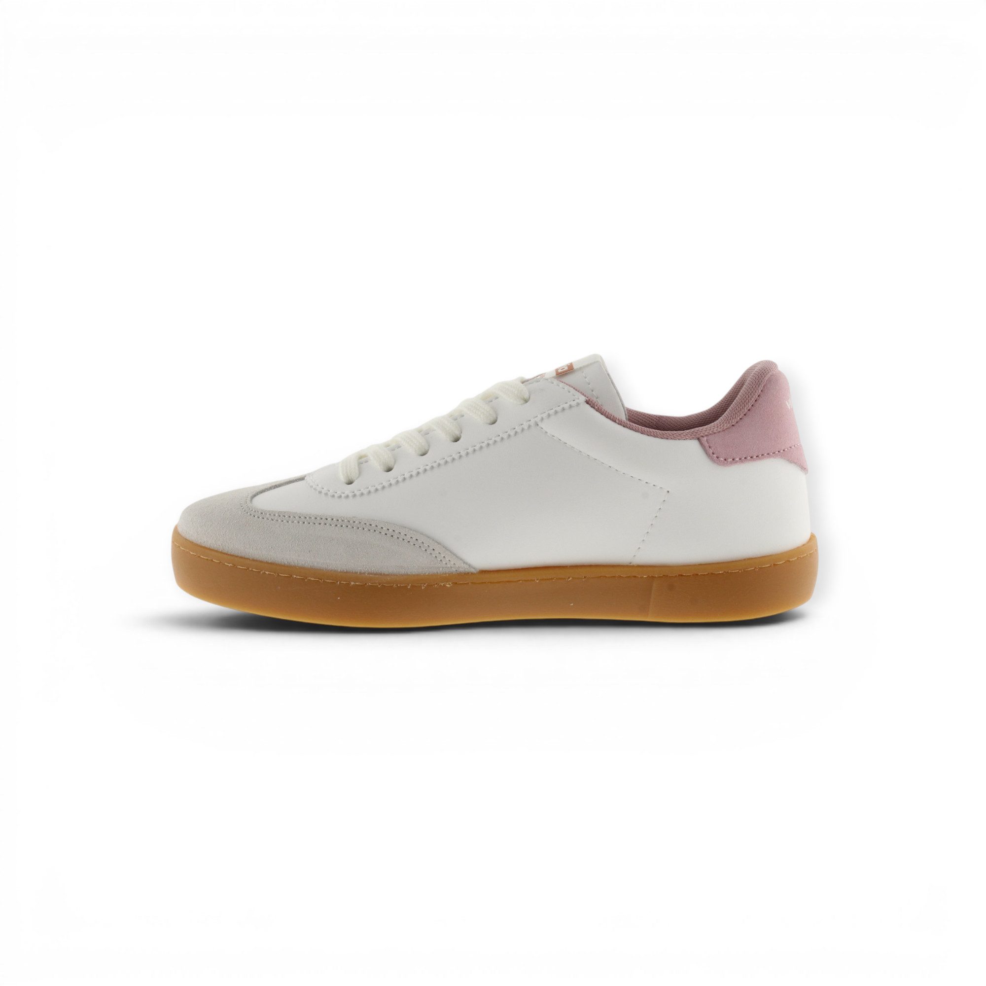 Victoria Berlin Ciclista (Lederoptik/Veloursleder) - weiss/rosa Damen Sneaker
